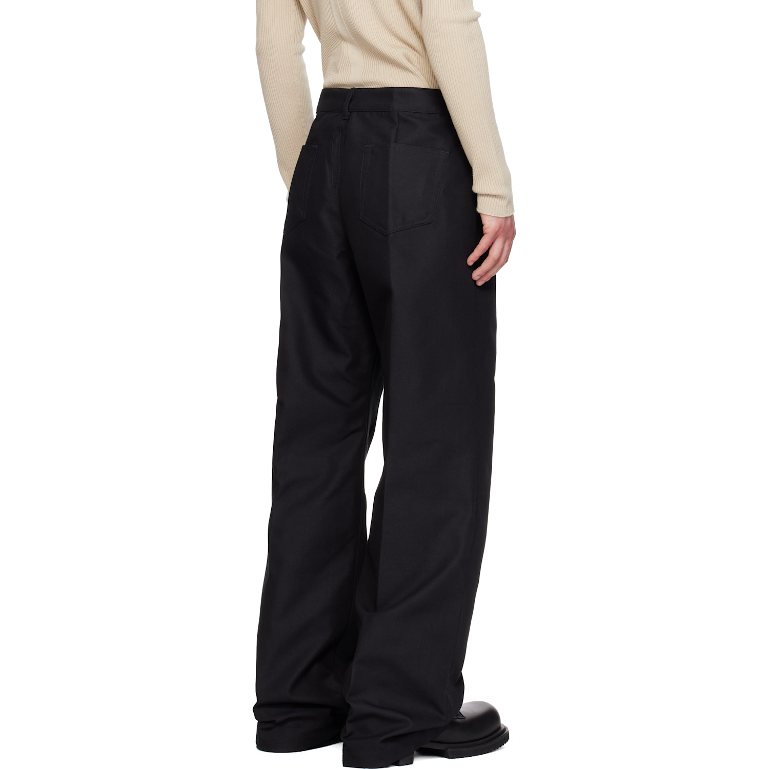  Rick Owens Black Temple Geth Jeans 