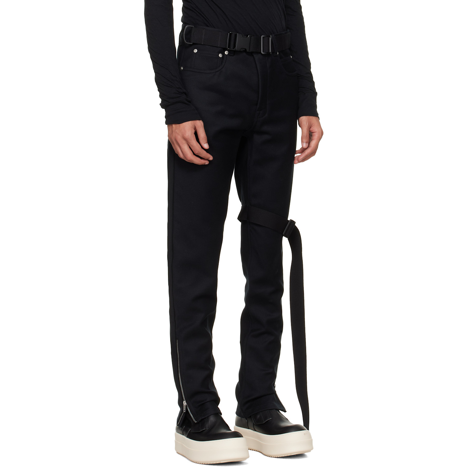  Rick Owens Black Temple Blixa Jeans 