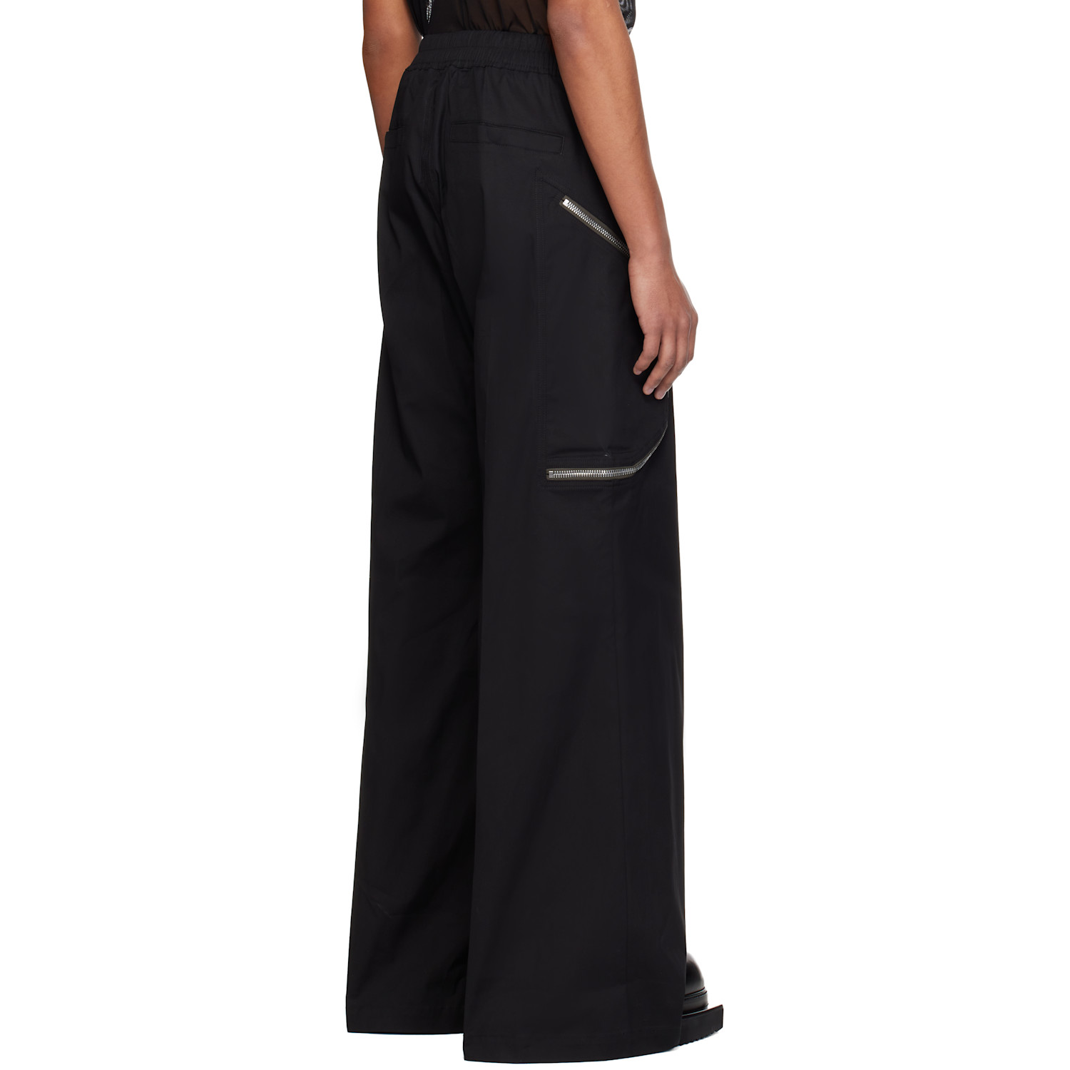  Rick Owens Black Temple Heizer Belas Cargo Pants 
