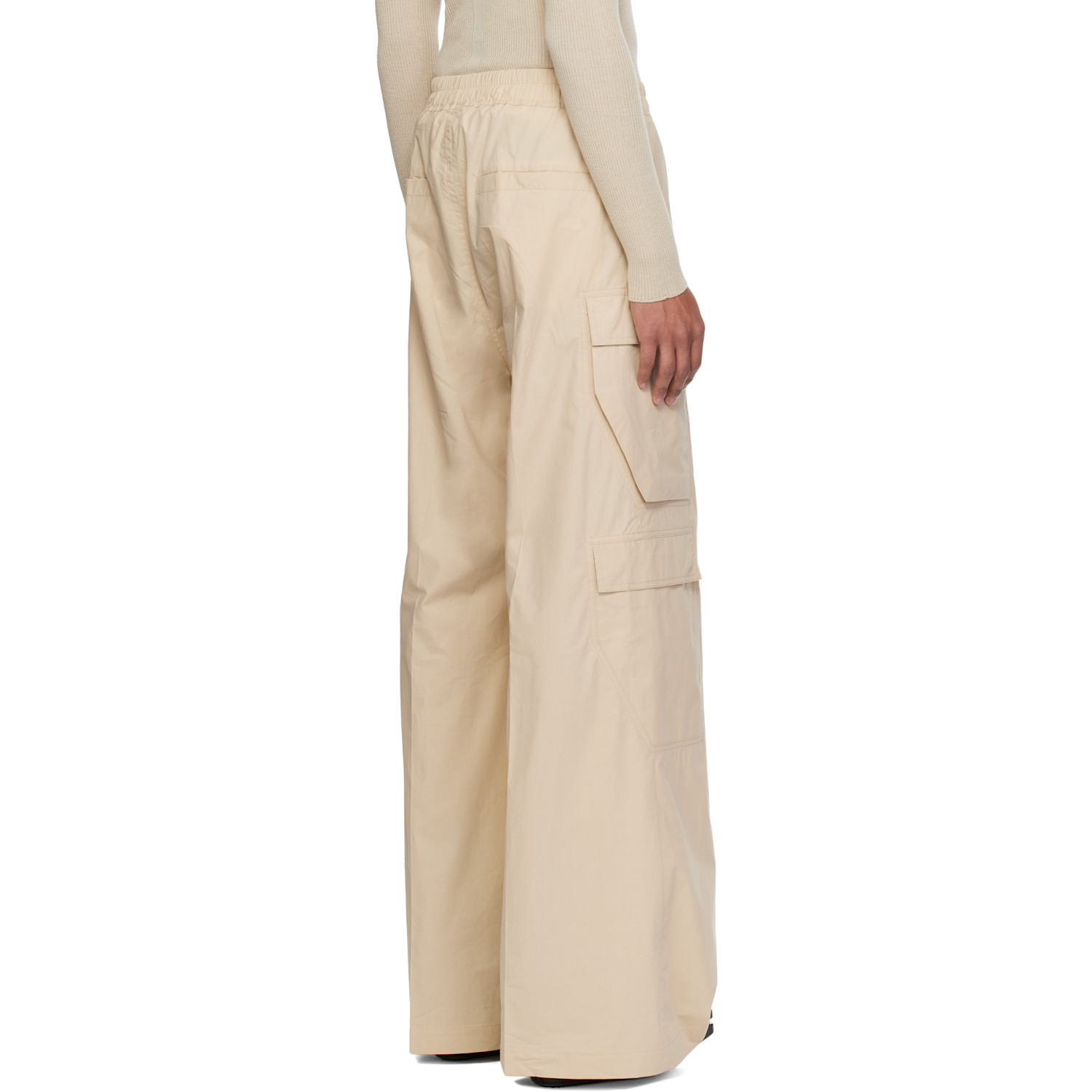  Rick Owens Off-white Temple Cargobelas Cargo Pants 