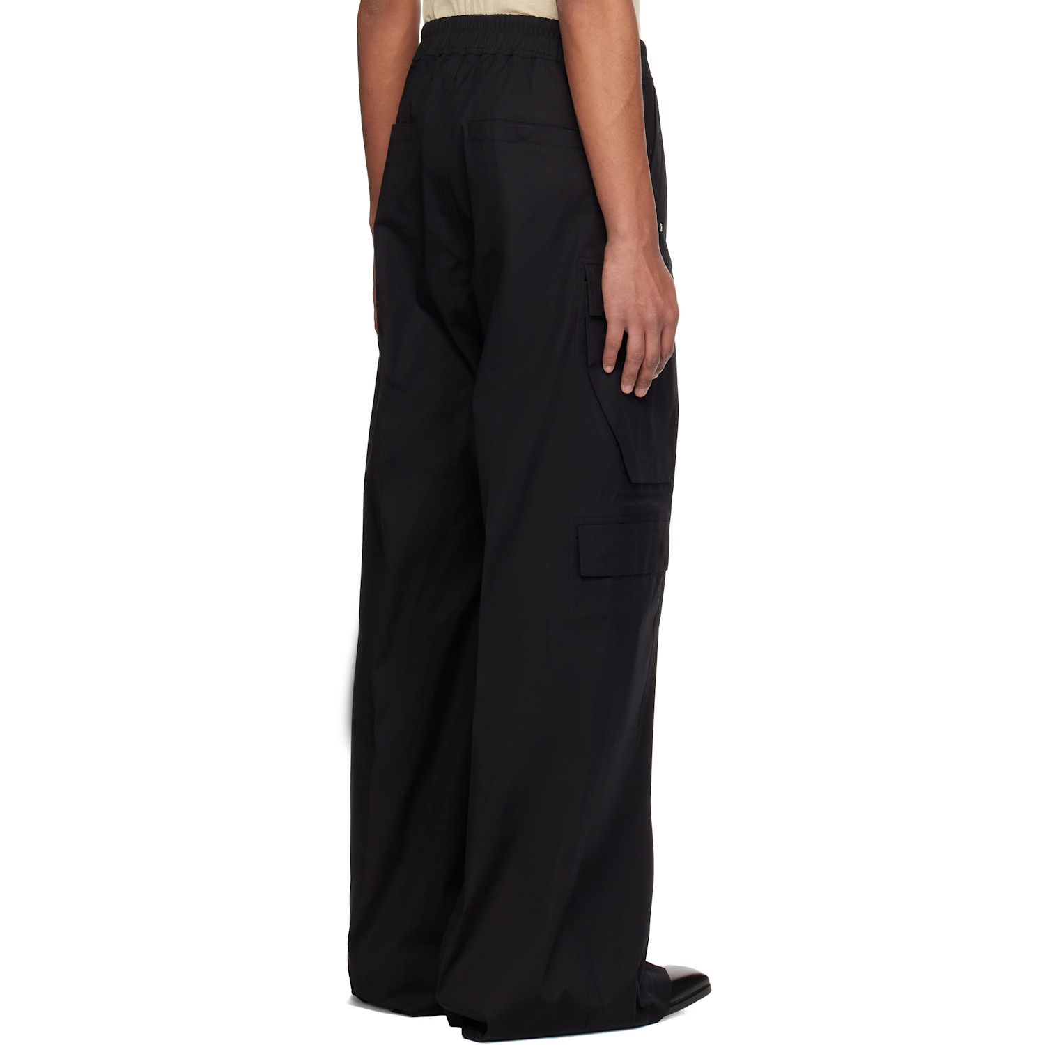  Rick Owens Black Temple Cargobelas Cargo Pants 
