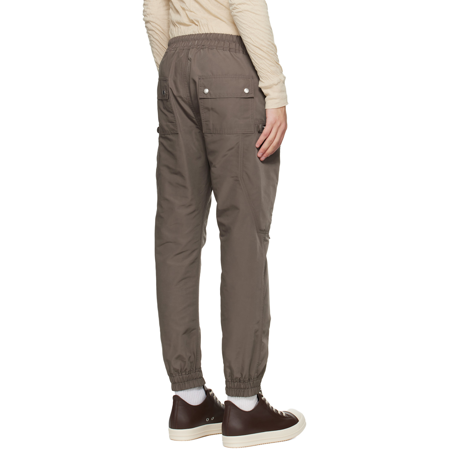  Rick Owens Gray Temple Bauhaus Cargo Pants 