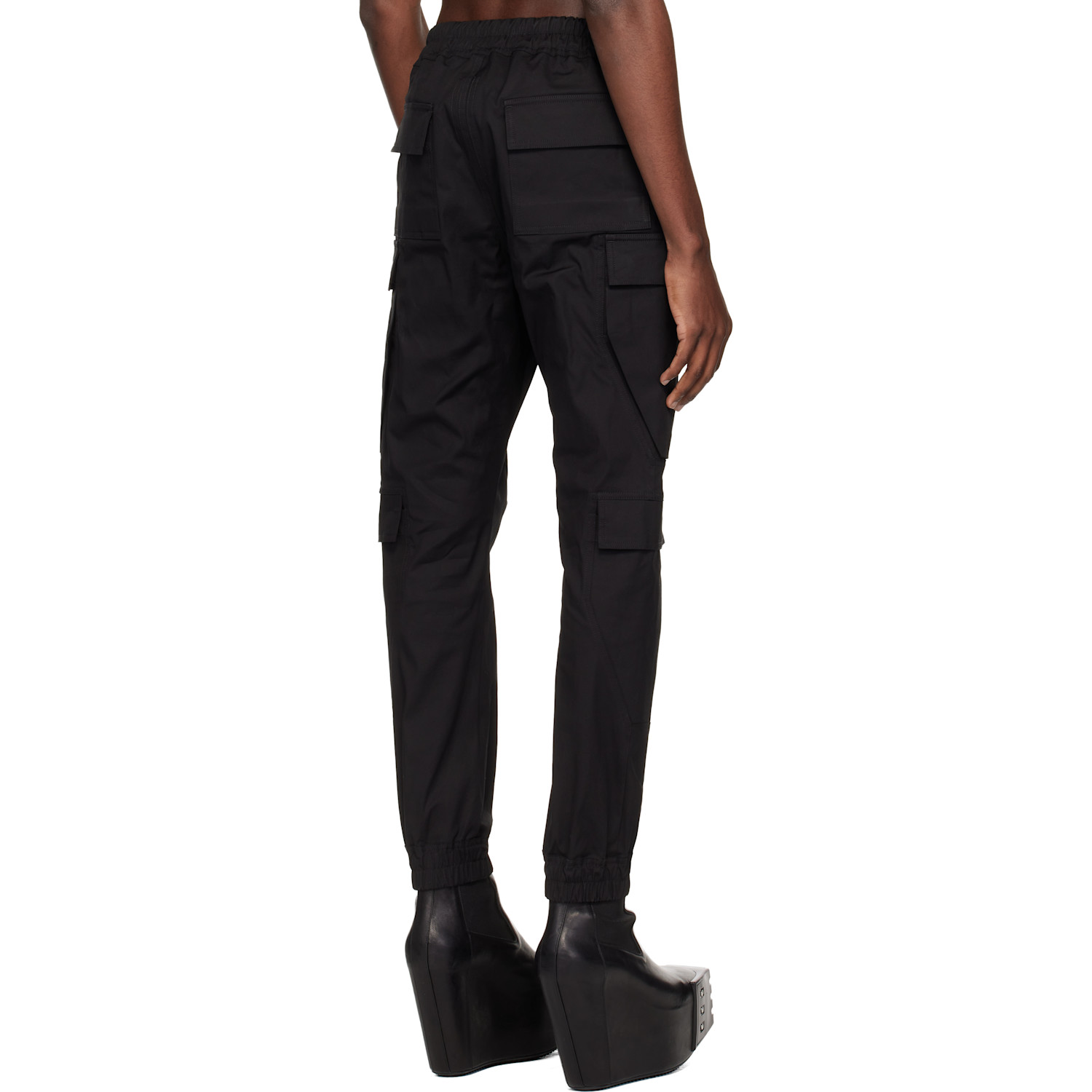  Rick Owens Black Temple Mastodon Megacargo Pants 