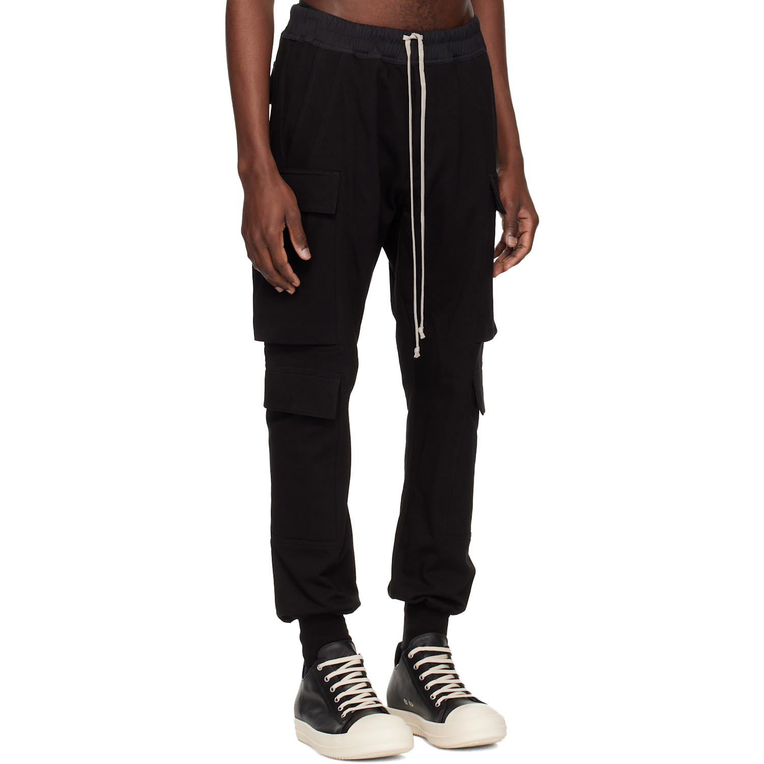  Rick Owens Black Temple Mastodon Megacargo Pants 
