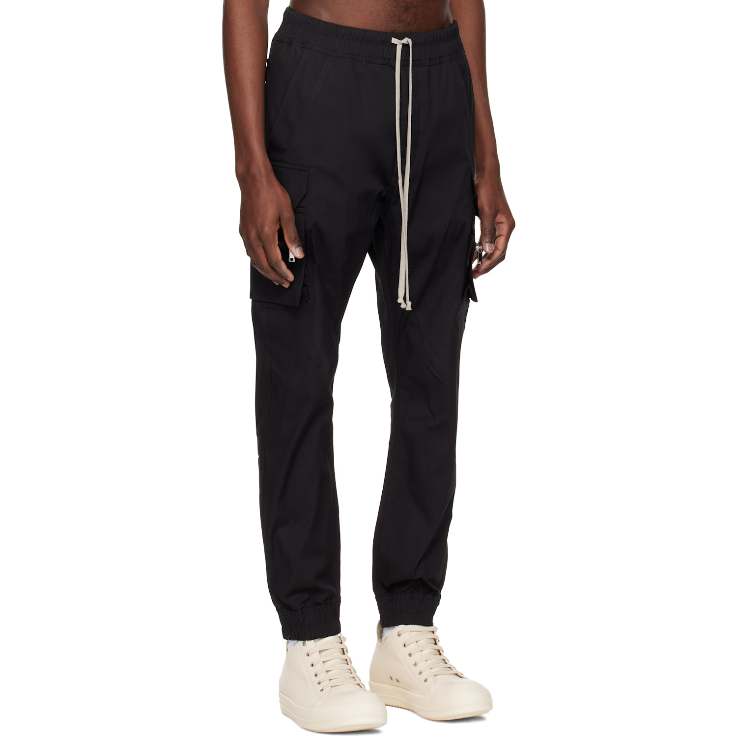  Rick Owens Black Temple Mastodon Cargo Pants 