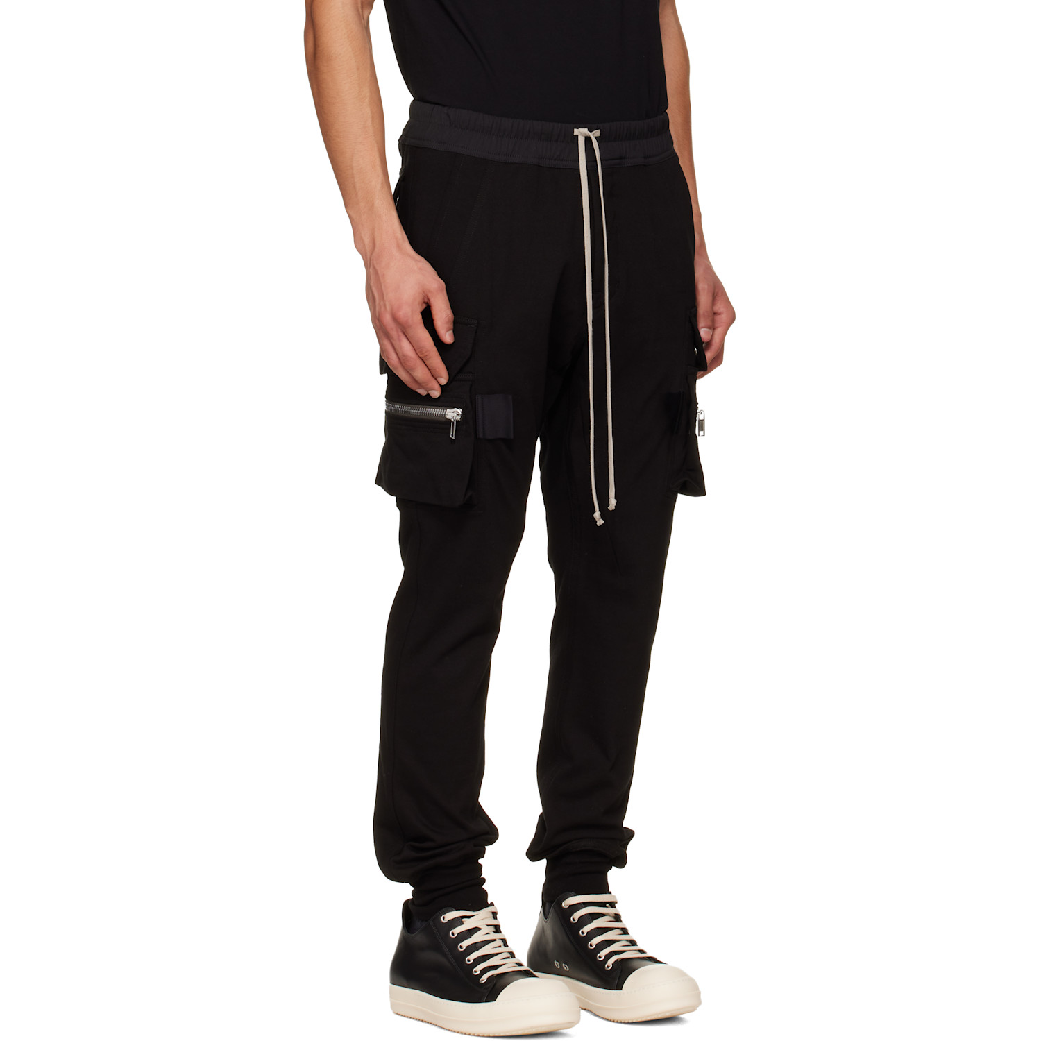  Rick Owens Black Temple Mastodon Cargo Pants 