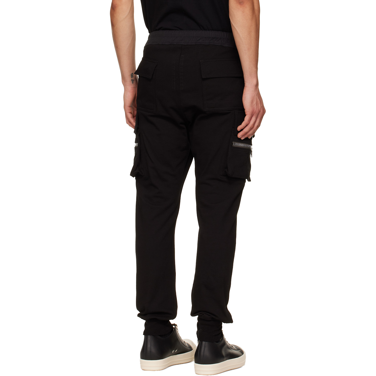  Rick Owens Black Temple Mastodon Cargo Pants 