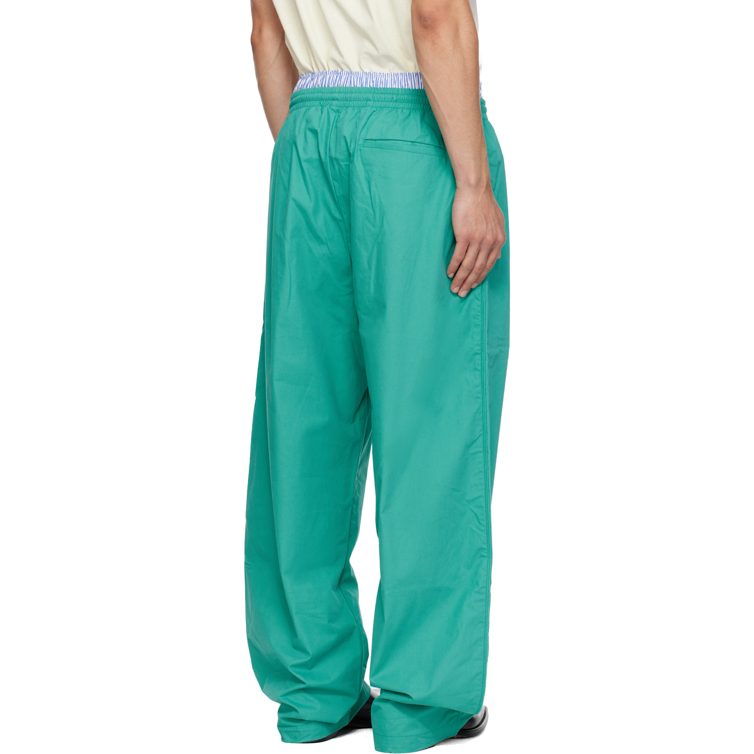  Willy Chavarria Blue Ruff Rider Track Pants 