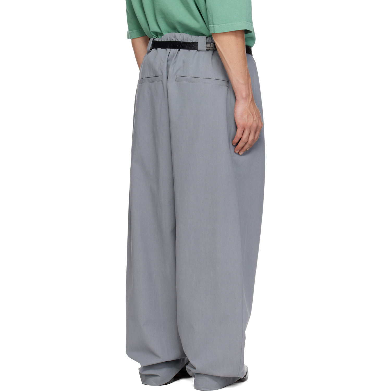  Willy Chavarria Gray Toluca Trousers 