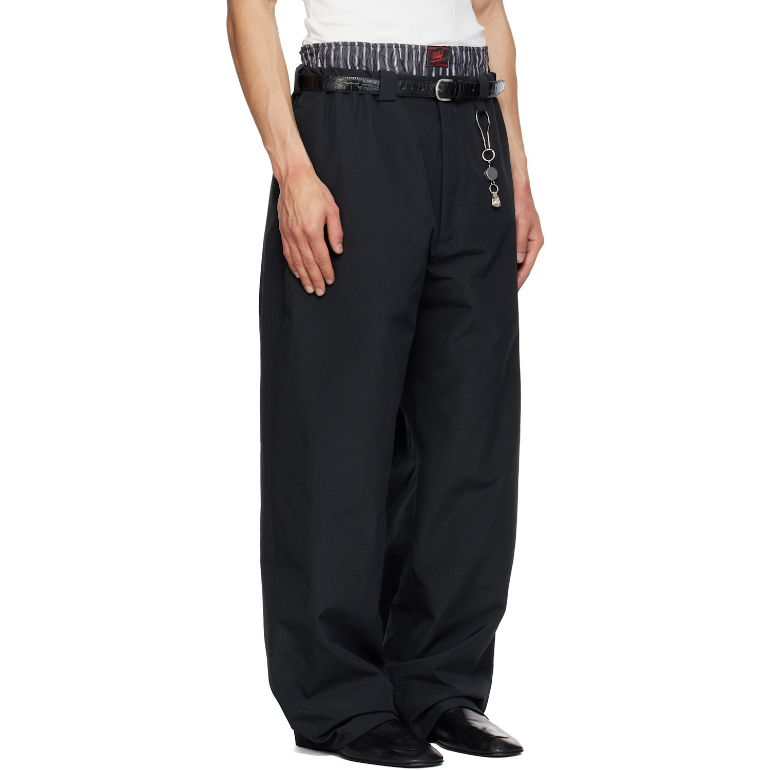  Willy Chavarria Black Toluca Trousers 