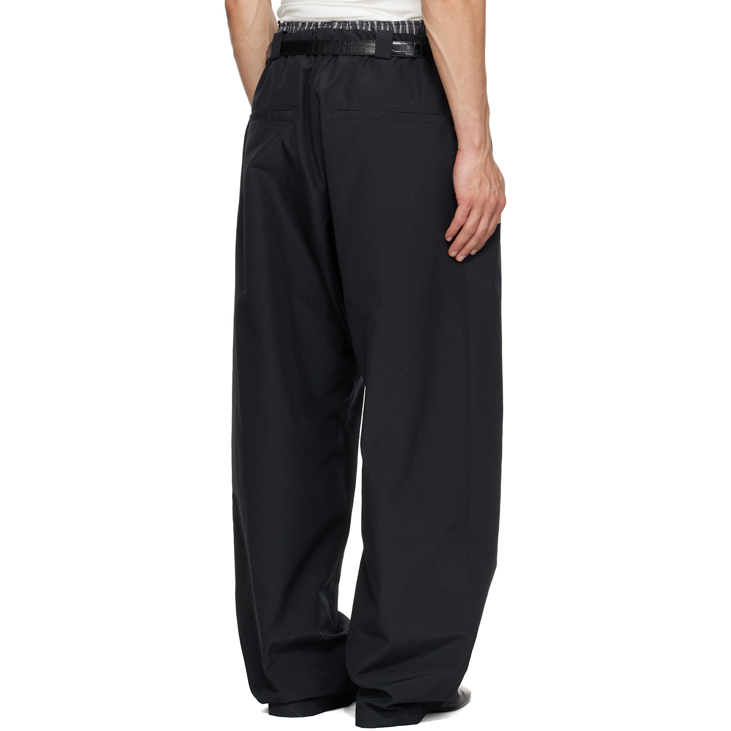  Willy Chavarria Black Toluca Trousers 