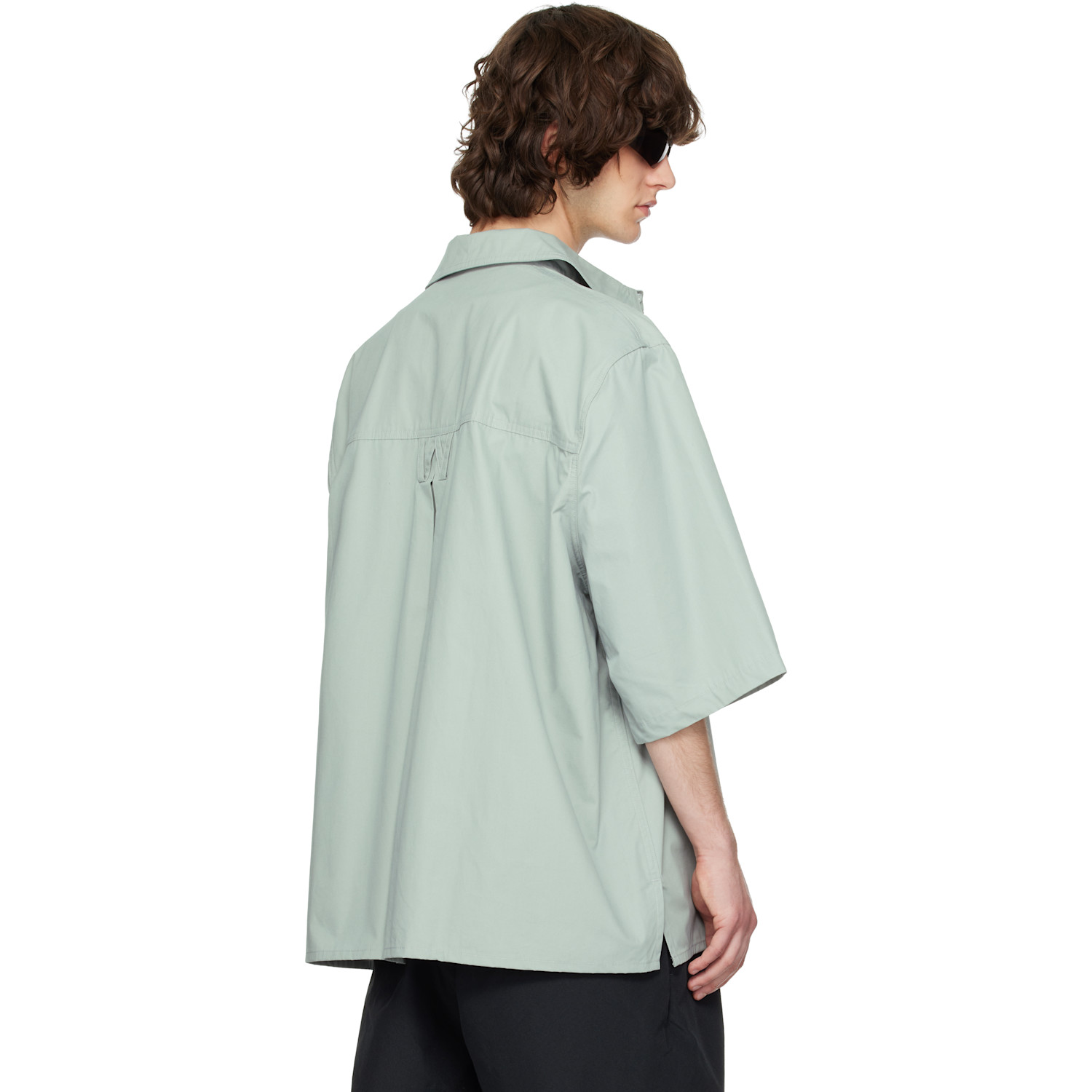  Willy Chavarria Blue Ss Corcoran Shirt 