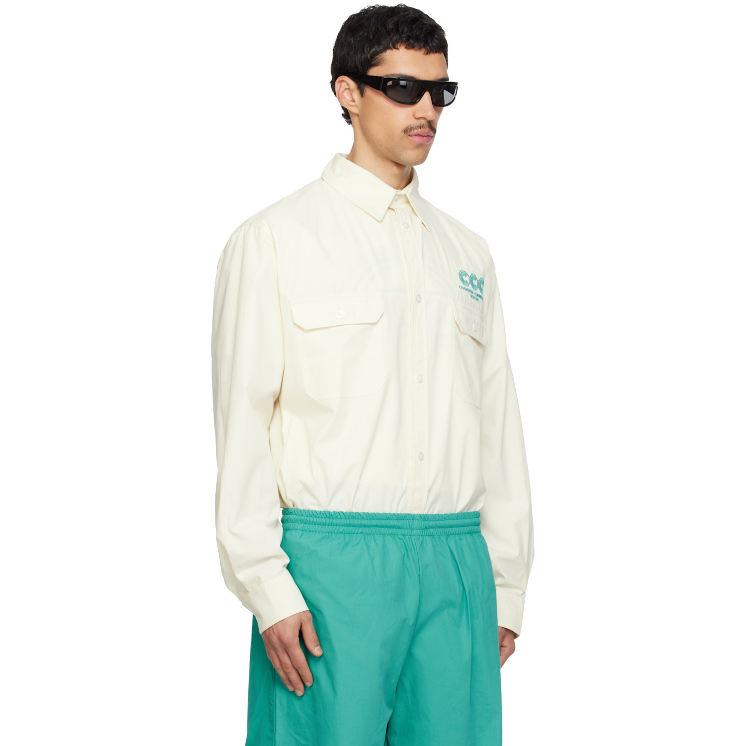  Willy Chavarria Off-white Corcoran Work Shirt 