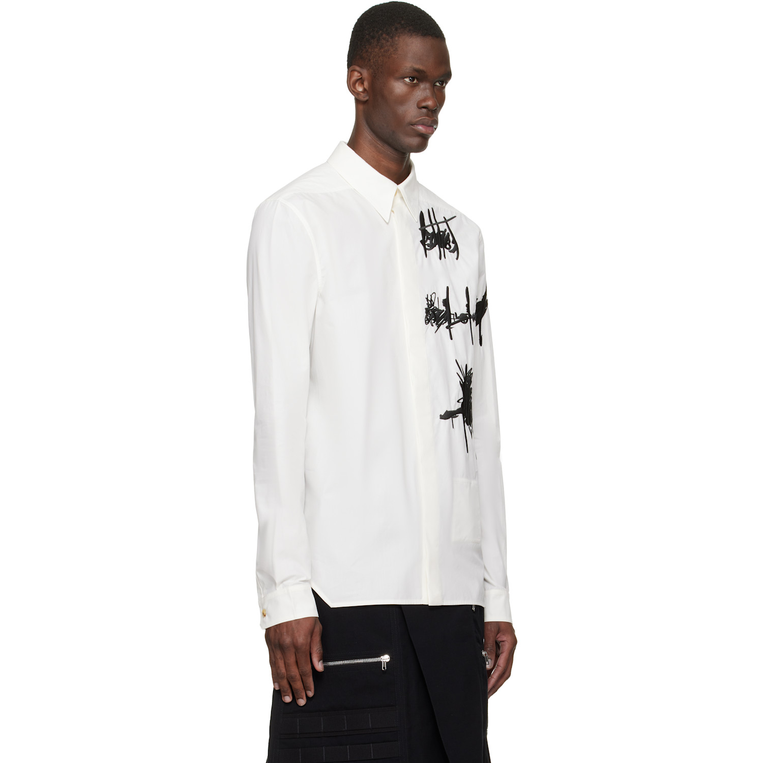  Rick Owens Off-white 'suicide' Edition Temple Rev Shirt 