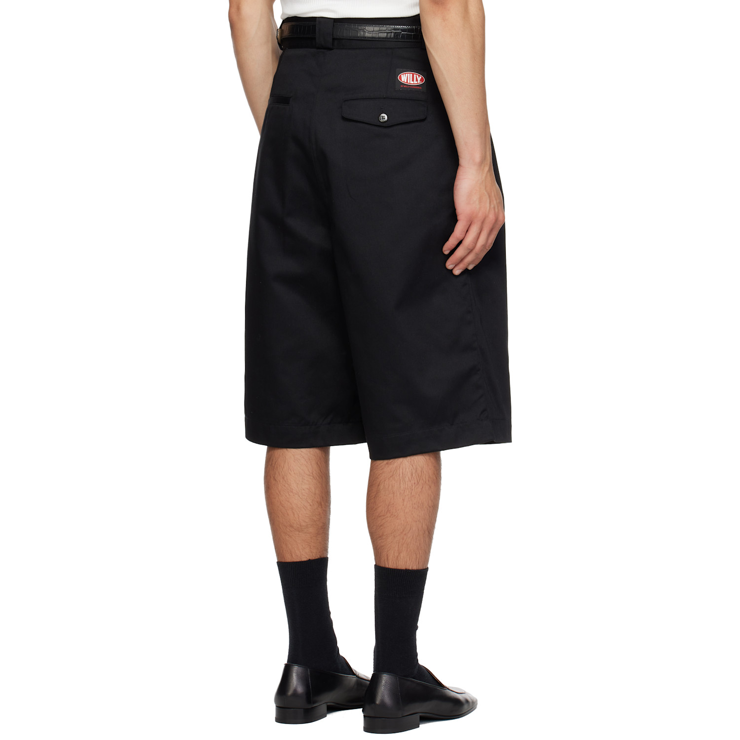  Willy Chavarria Black Borracho Shorts 