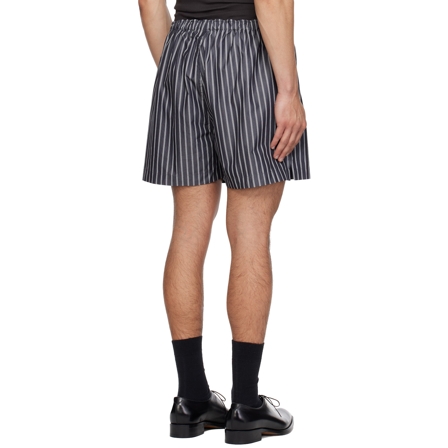  Willy Chavarria Black & White Willy Woven Boxer Shorts 