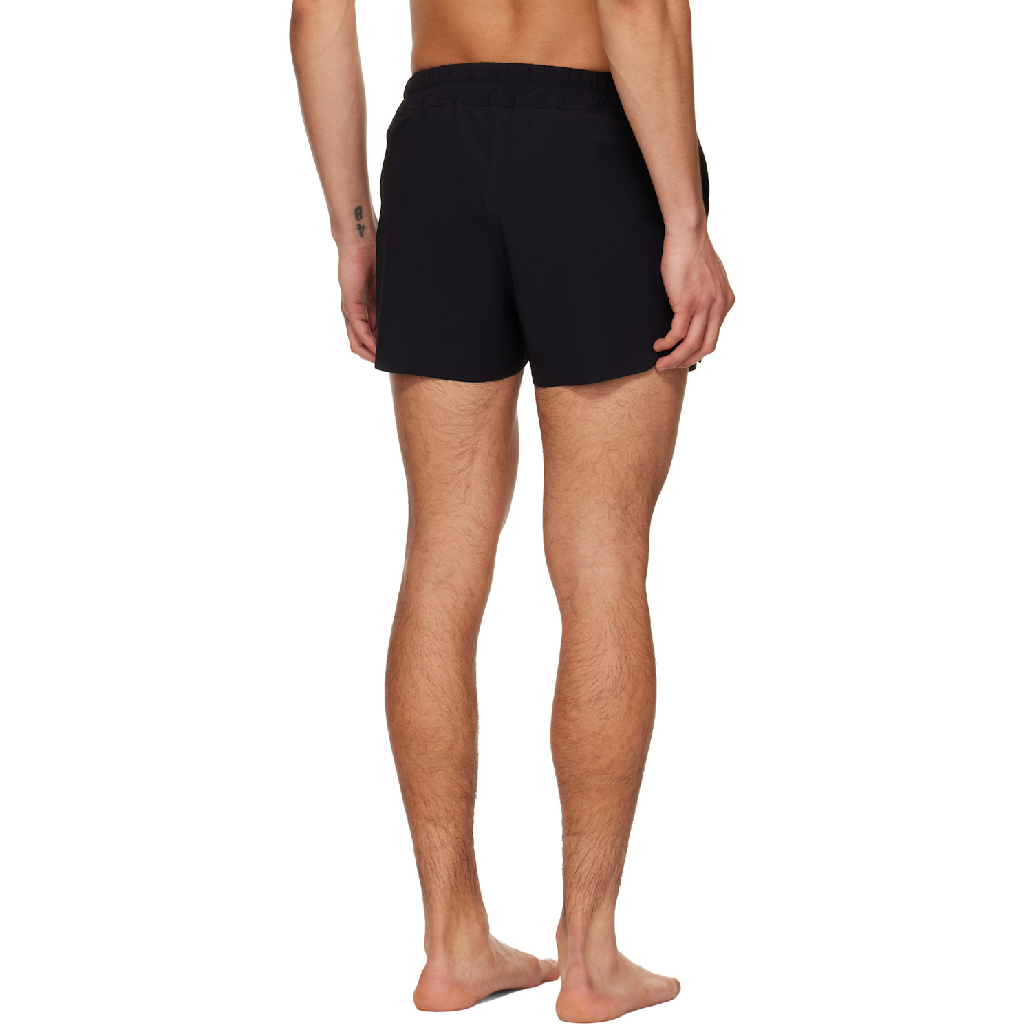  Rick Owens Black Temple Boxer Swim Shorts 