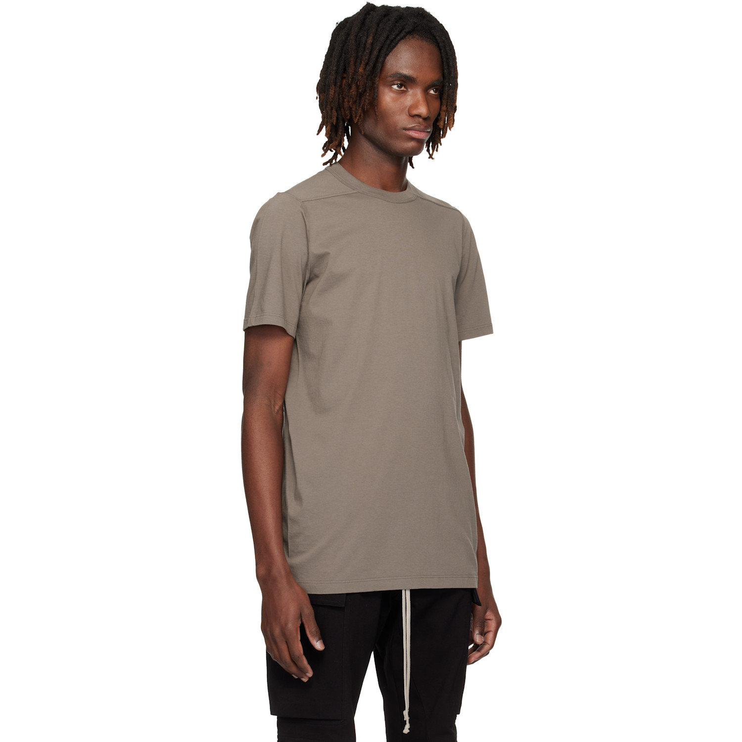  Rick Owens Gray Temple Level T-shirt 