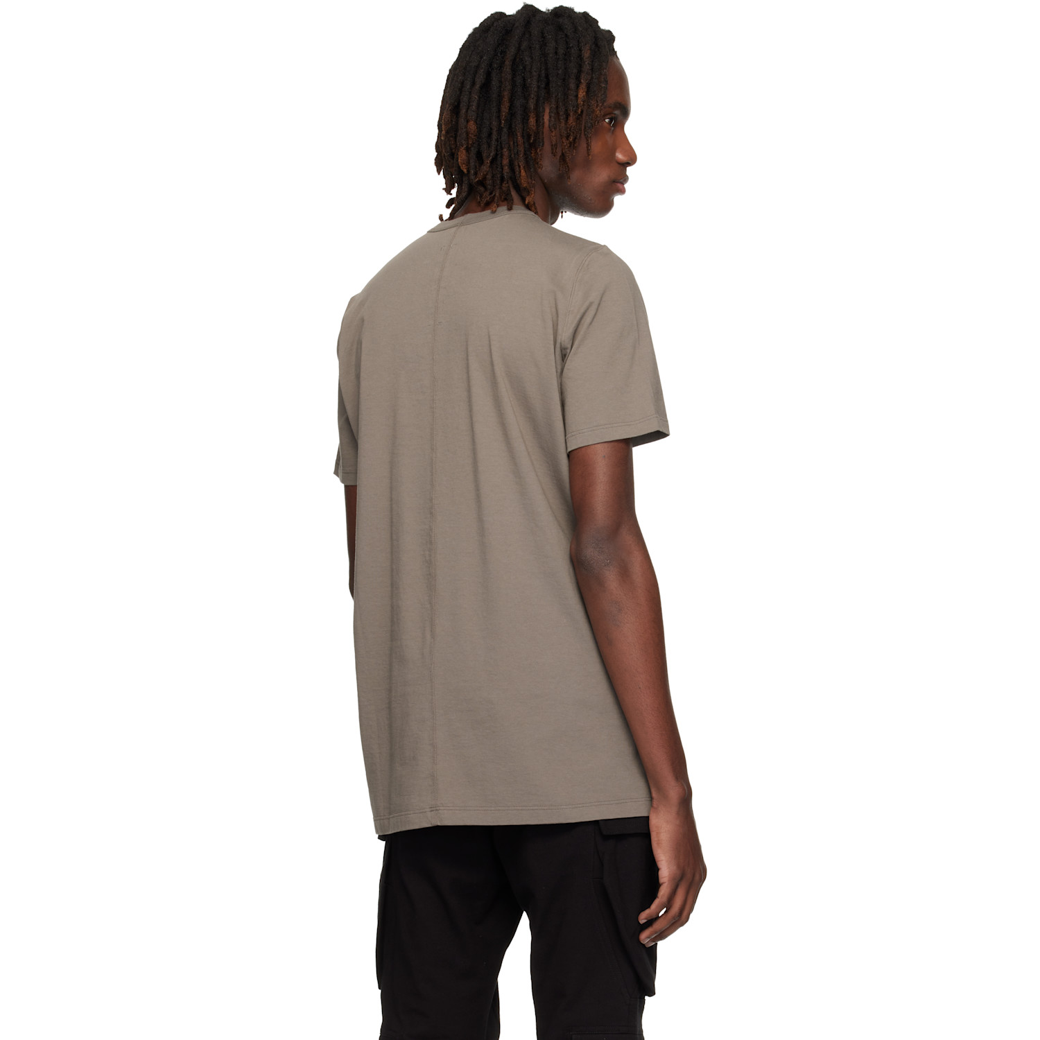  Rick Owens Gray Temple Level T-shirt 