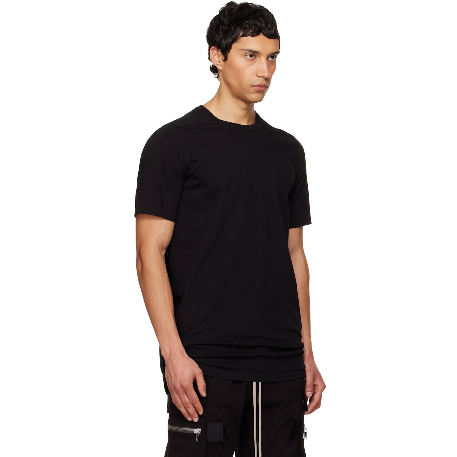  Rick Owens Black Temple Level T-shirt 
