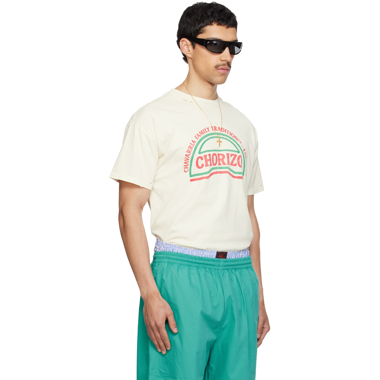  Willy Chavarria Off-white 'chorizo' Easy T-shirt 