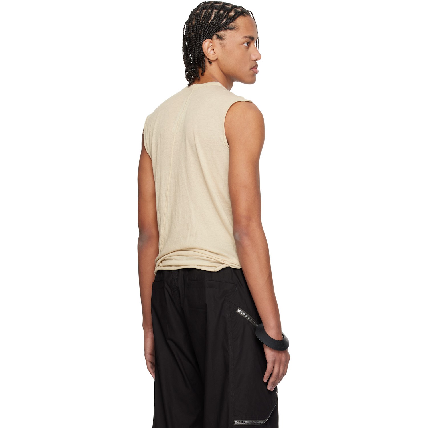  Rick Owens Off-white Temple Basic Sl Tank Top 