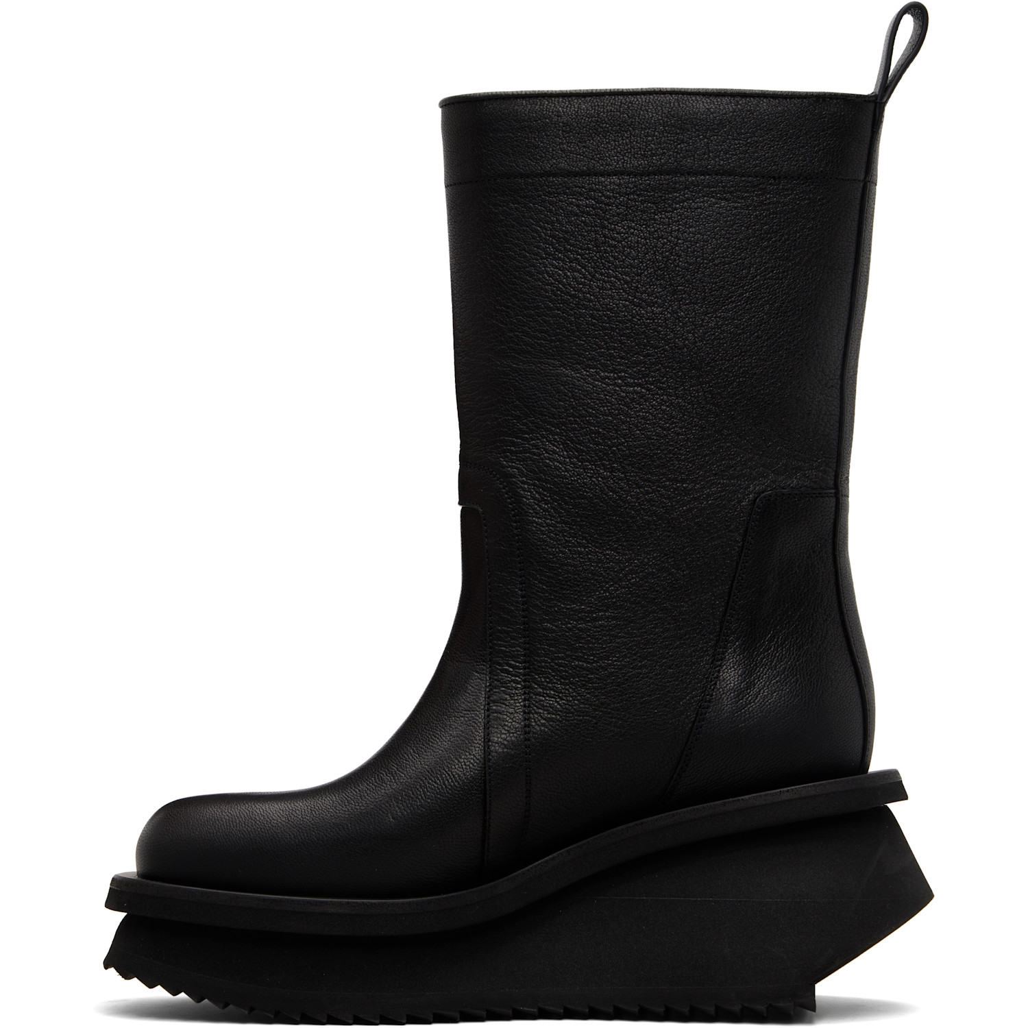  Rick Owens Black Temple Low Factory Pull On Boots 