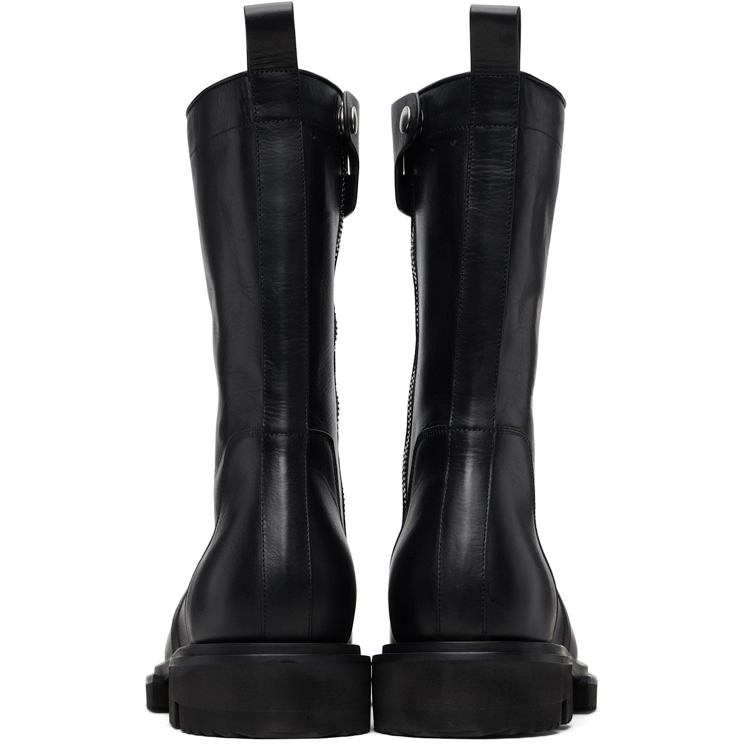  Rick Owens Black Temple Creeper Gabe Boots 