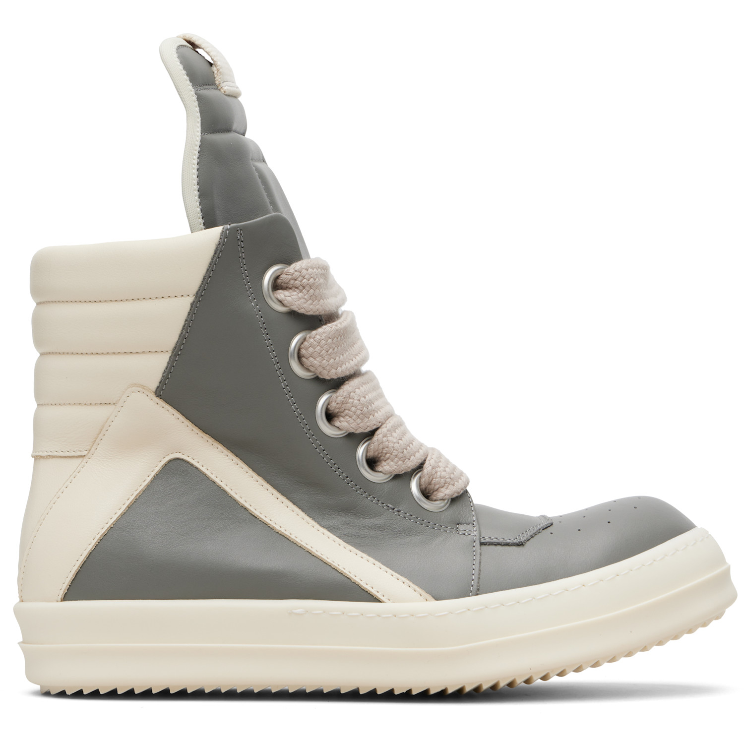 Rick Owens Black Mega Bumper Geobasket Sneakers | Smart Closet