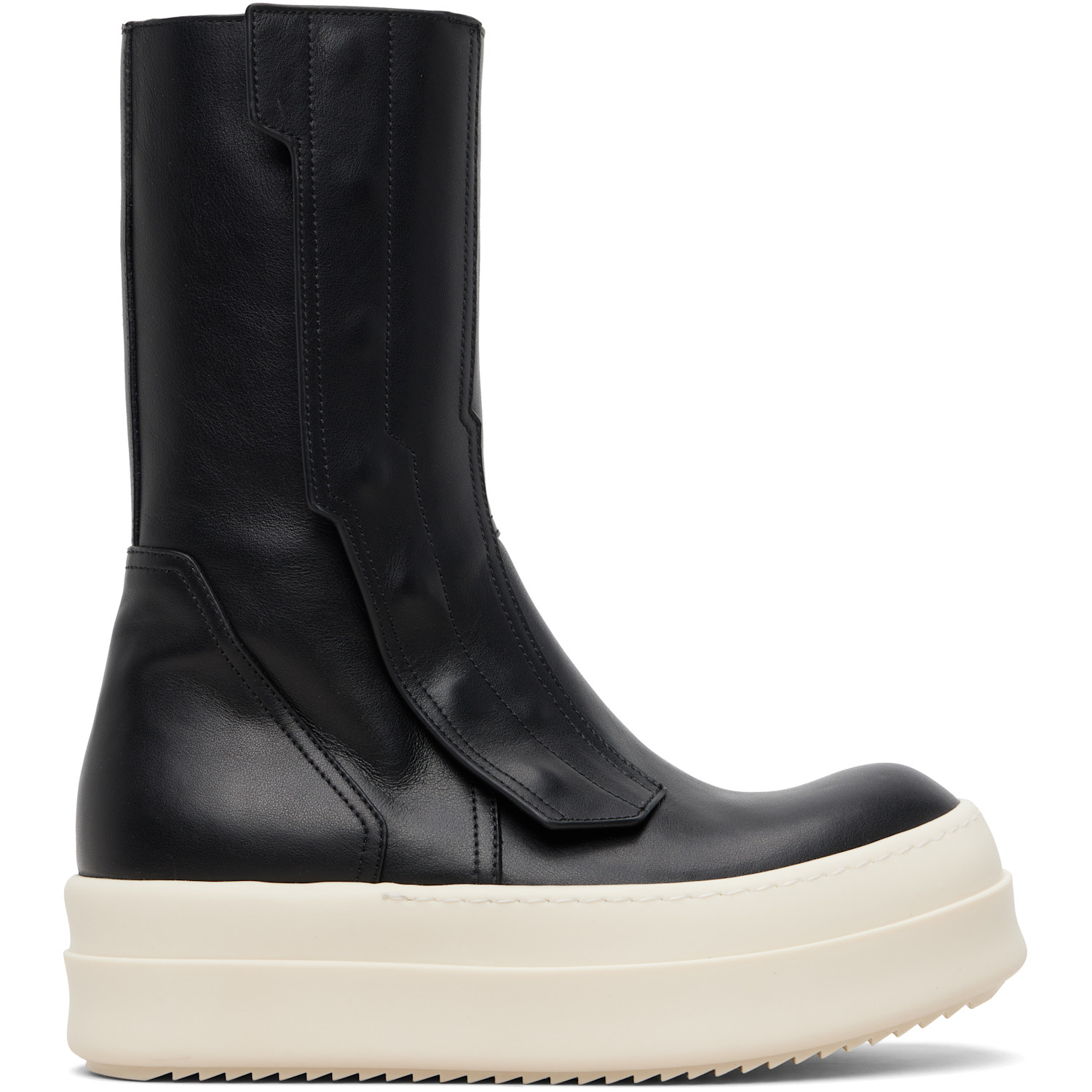 Rick Owens Black Temple Moto Turbogeo Sneakers