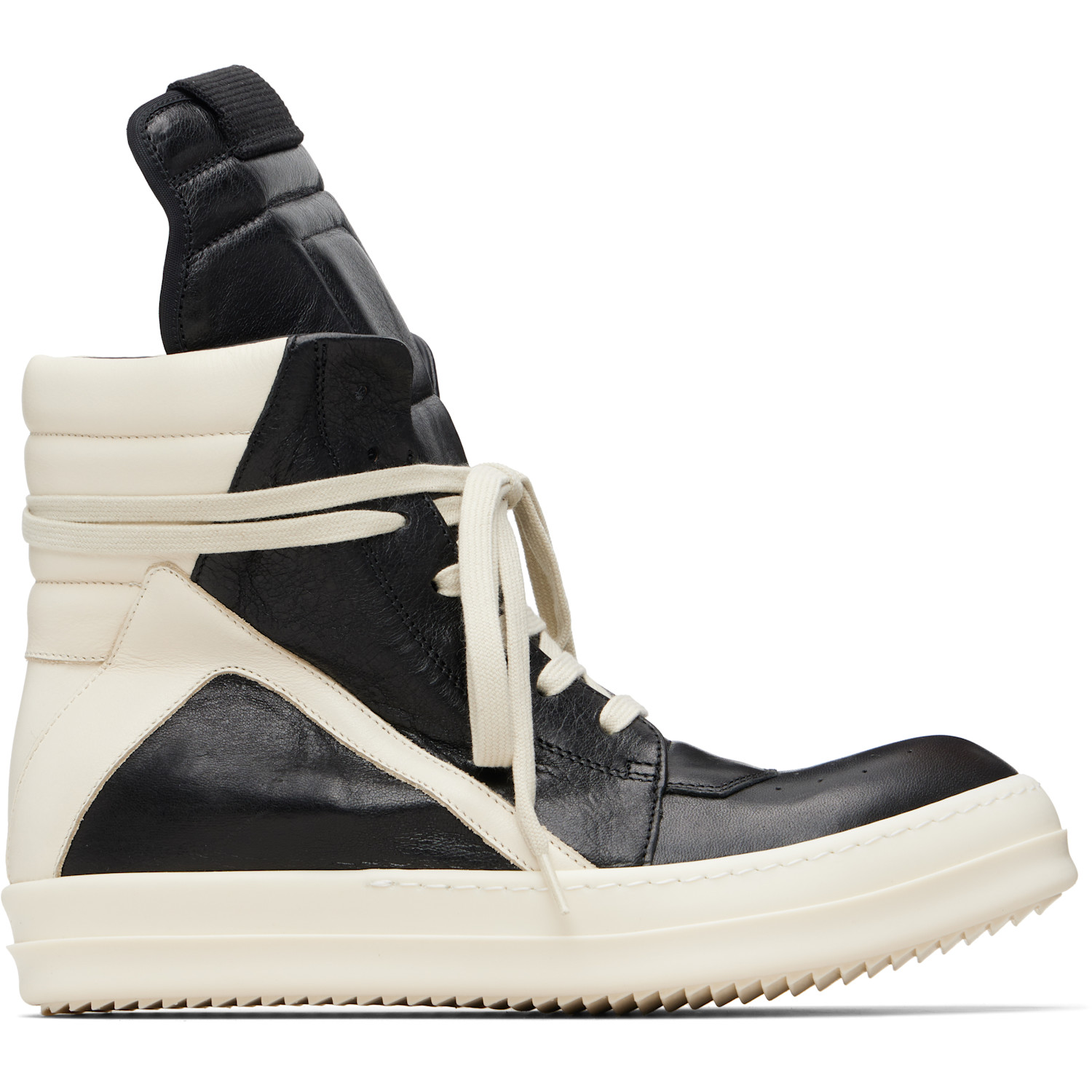 Rick Owens Black Temple Geobasket Sneakers