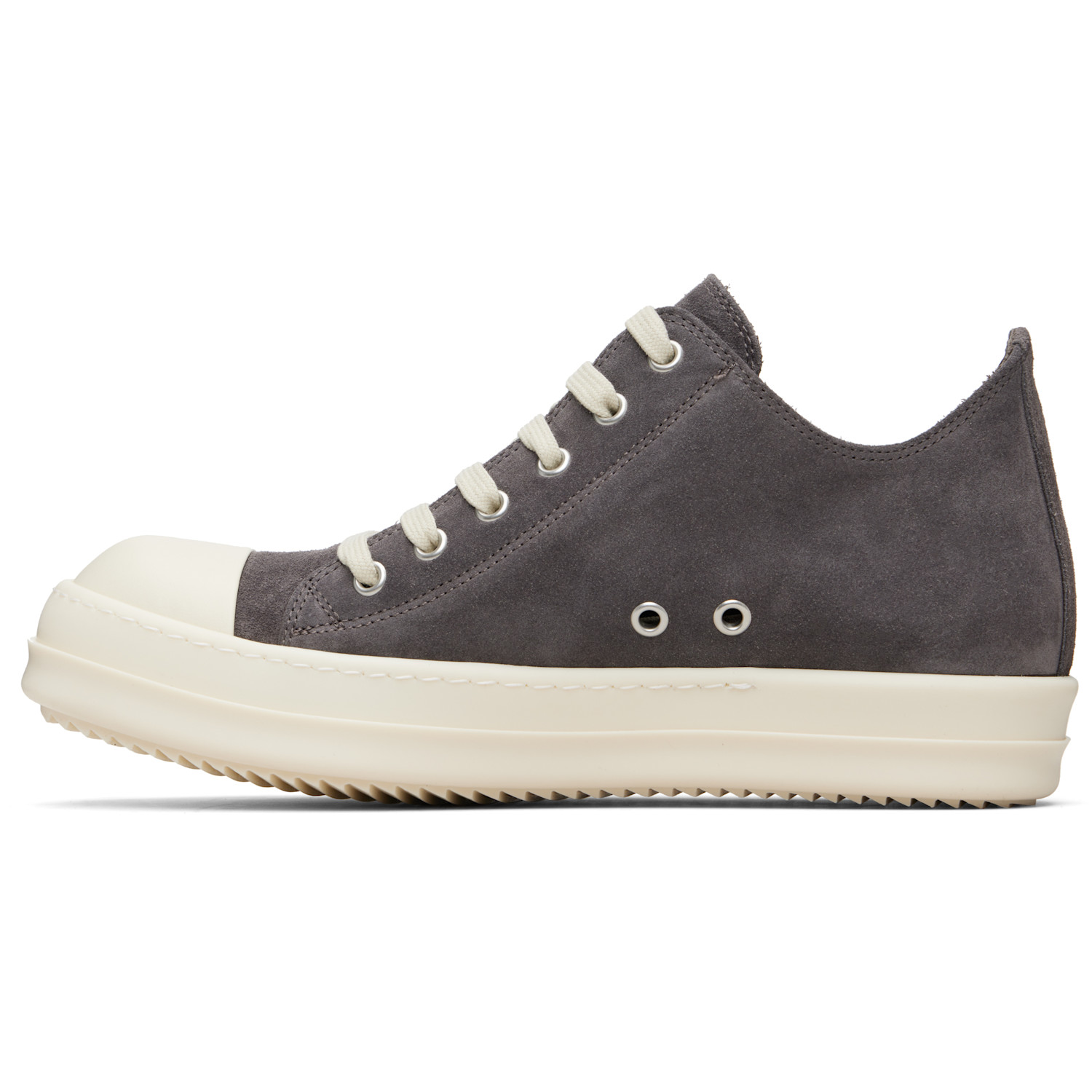  Rick Owens Gray Temple Low Sneakers 