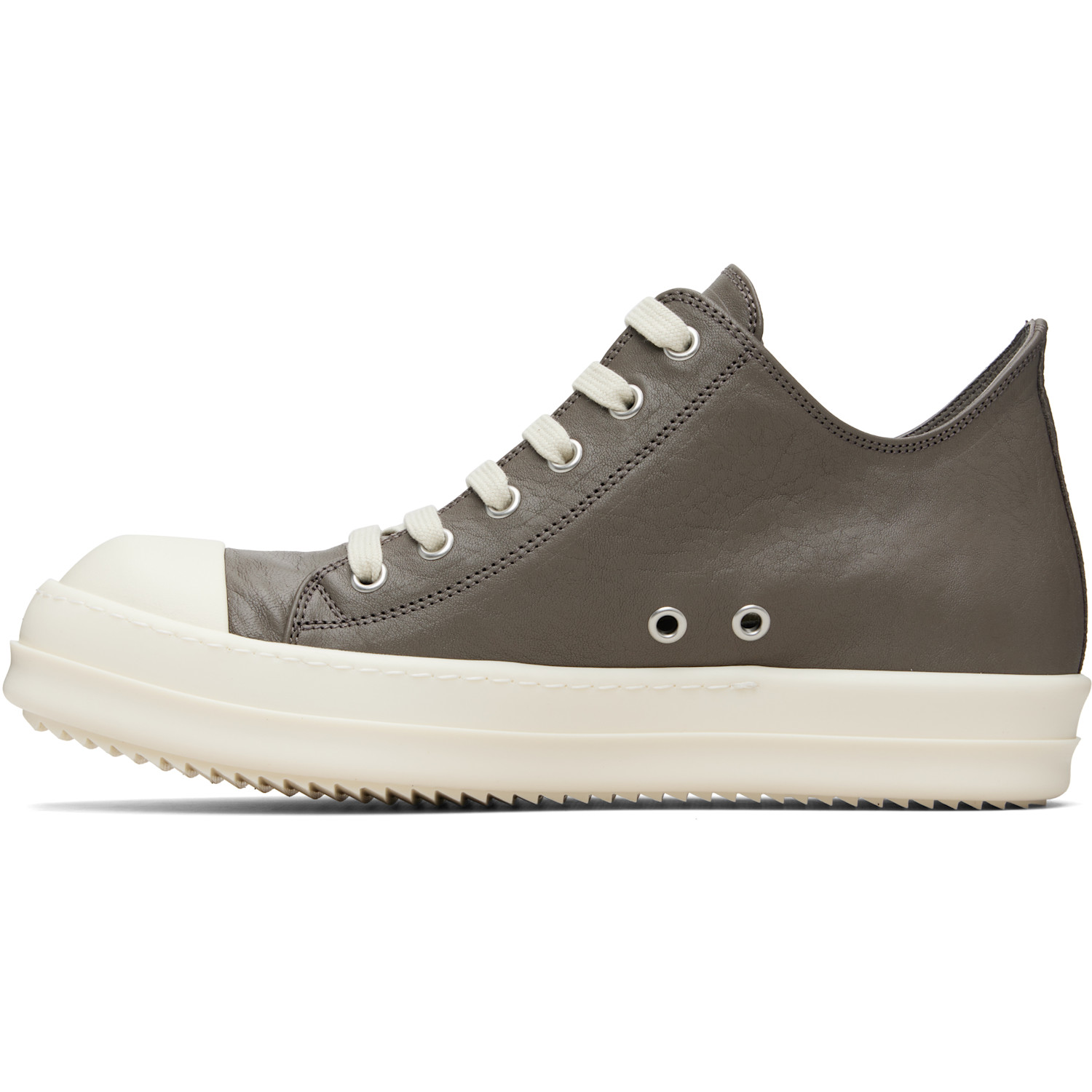  Rick Owens Gray Temple Low Sneakers 