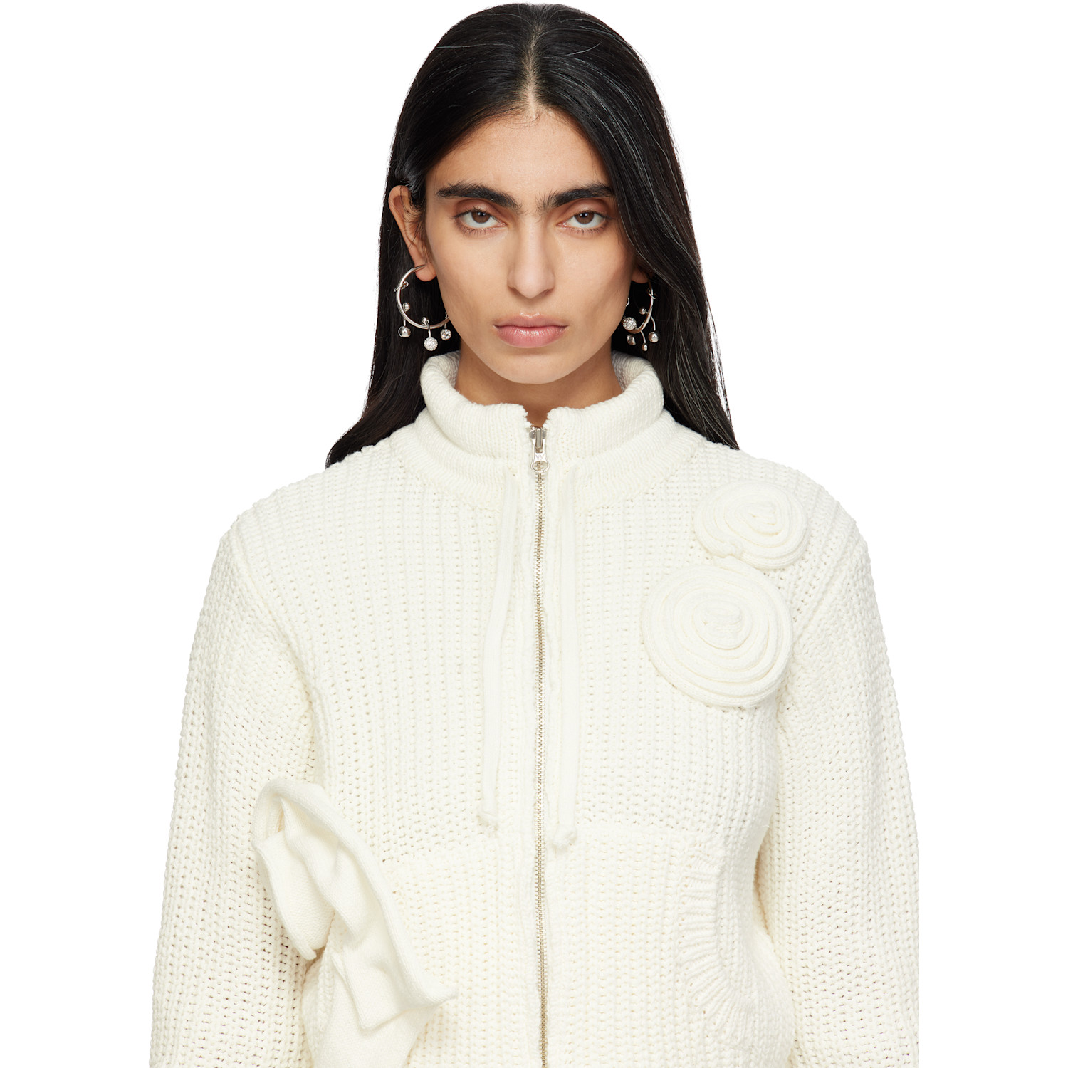  Justine Clenquet Neve Crystal Earrings 