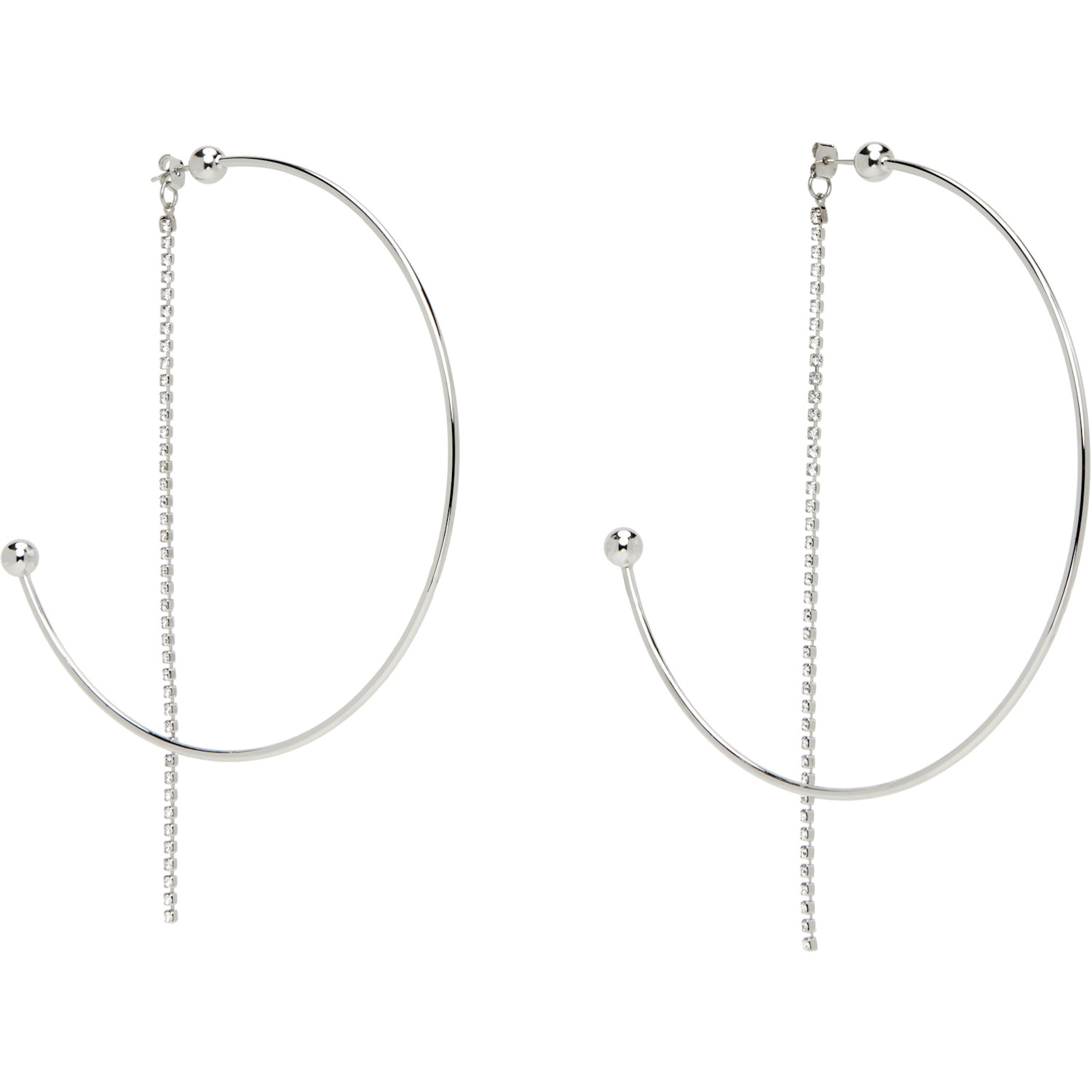  Justine Clenquet Justin Crystal Earrings 