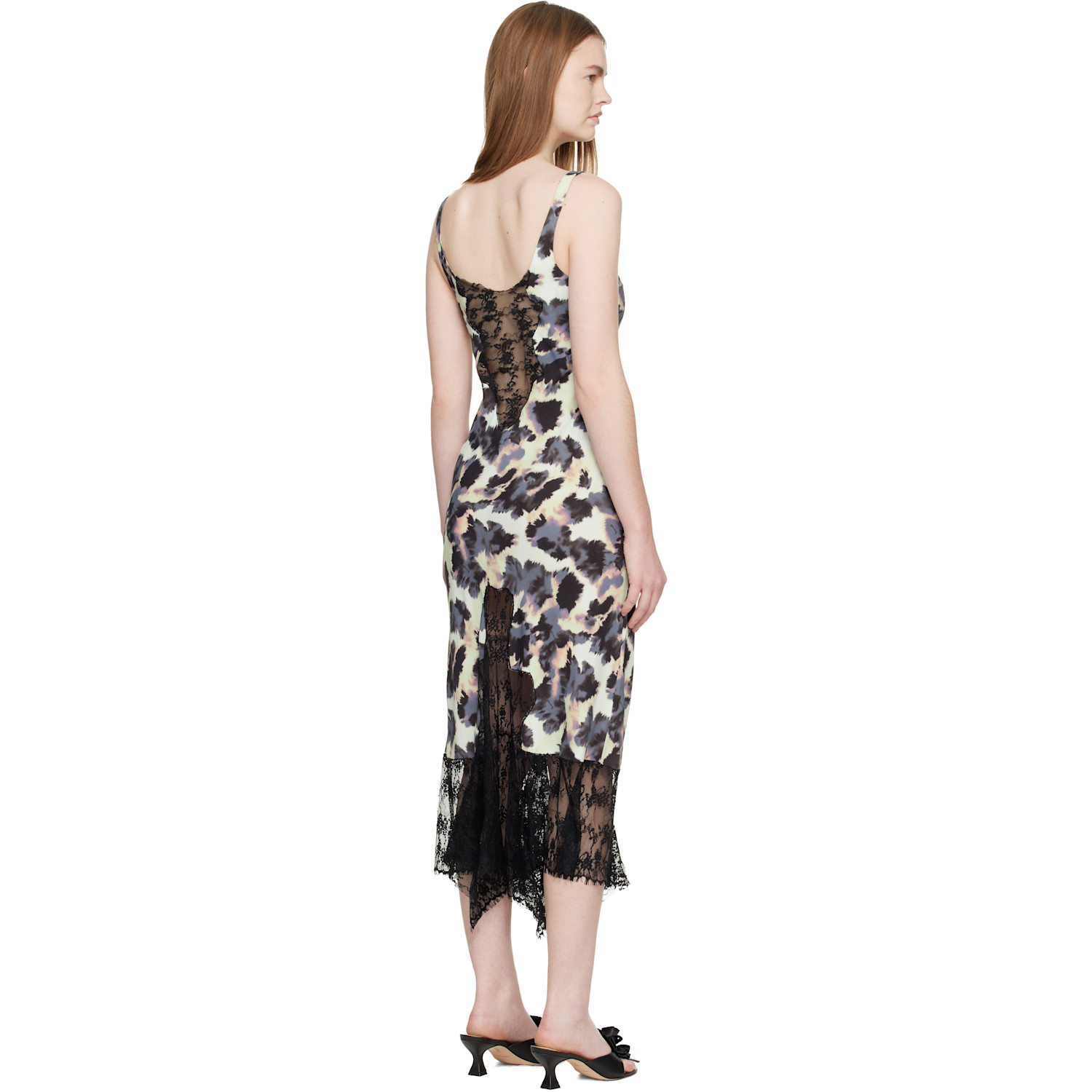  Collina Strada Multicolor Anemone Midi Dress 
