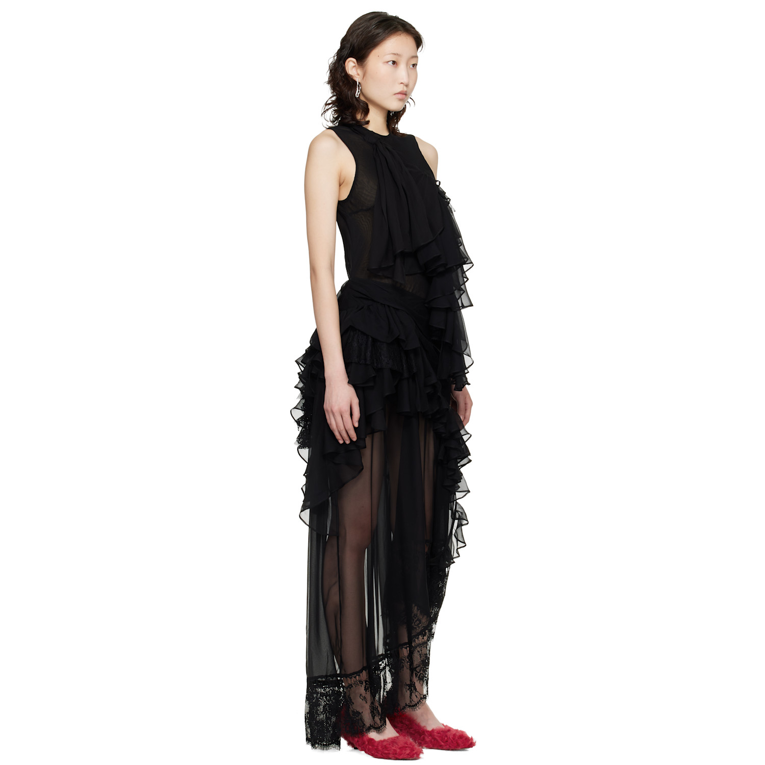  Collina Strada Black Angelica Maxi Dress 