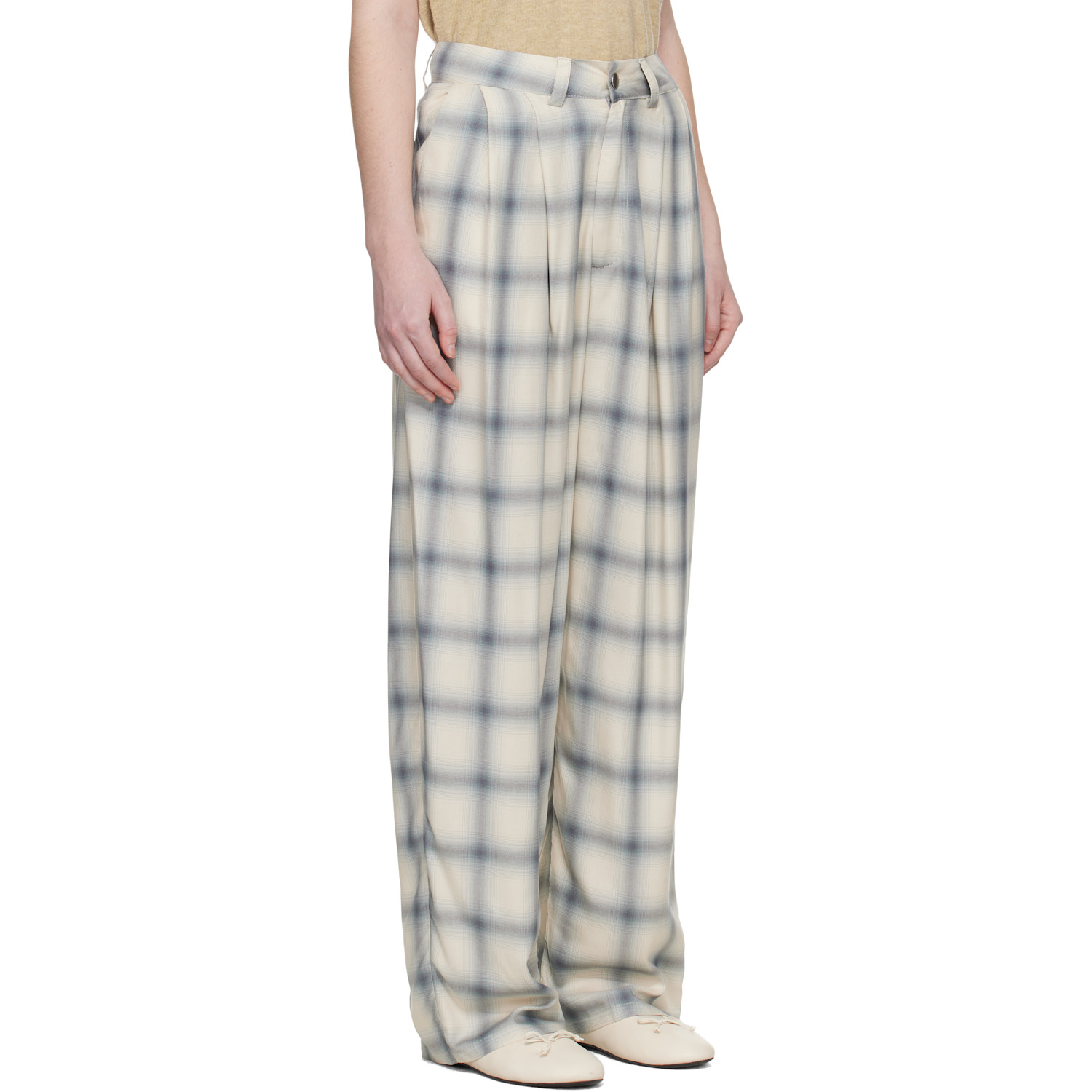  Collina Strada Off White Catchfly Trousers 