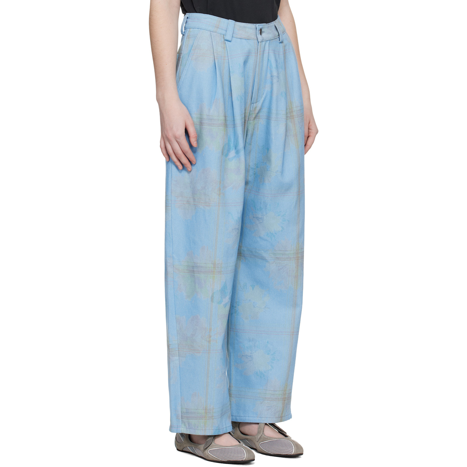  Collina Strada Blue Catchfly Denim Trousers 