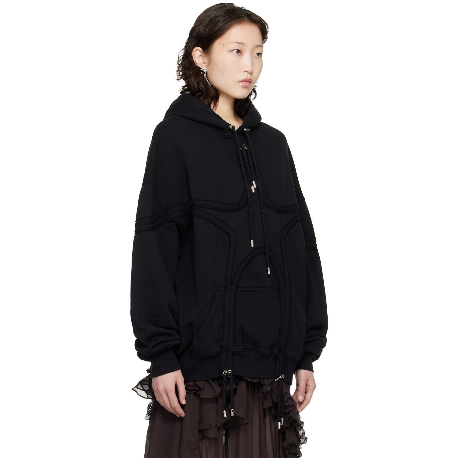  Collina Strada Black Star Hoodie 