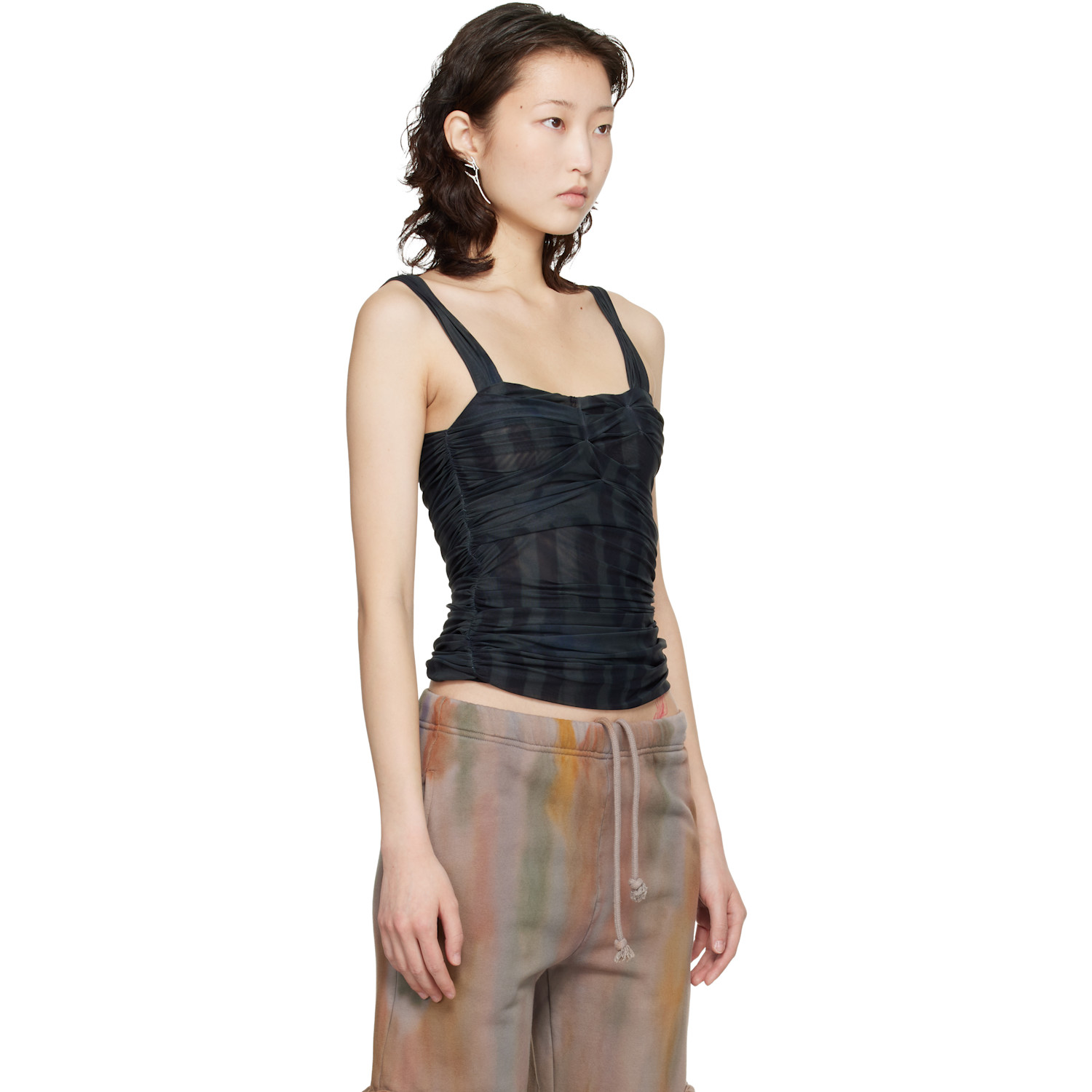  Collina Strada Black Nettle Tank Top 