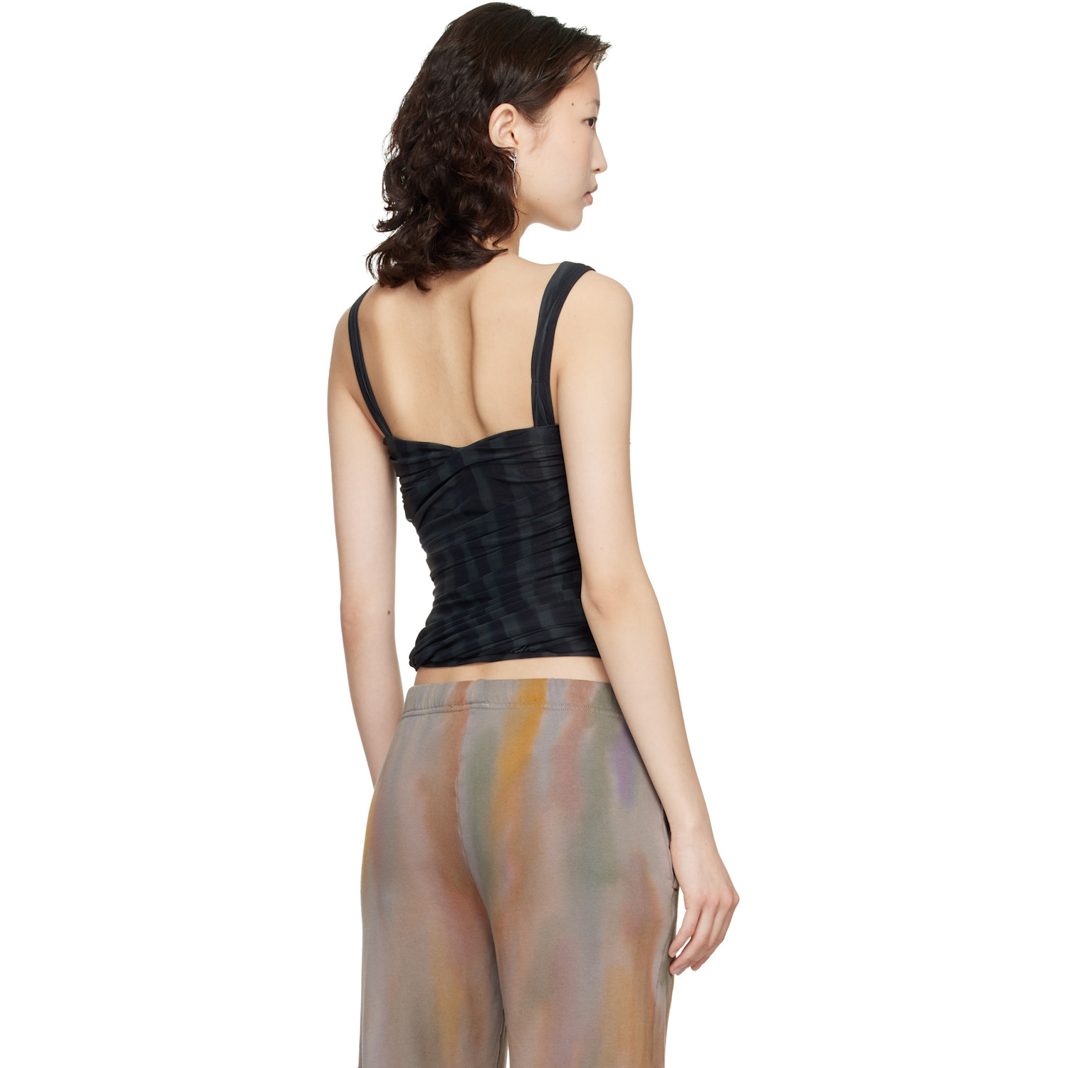  Collina Strada Black Nettle Tank Top 