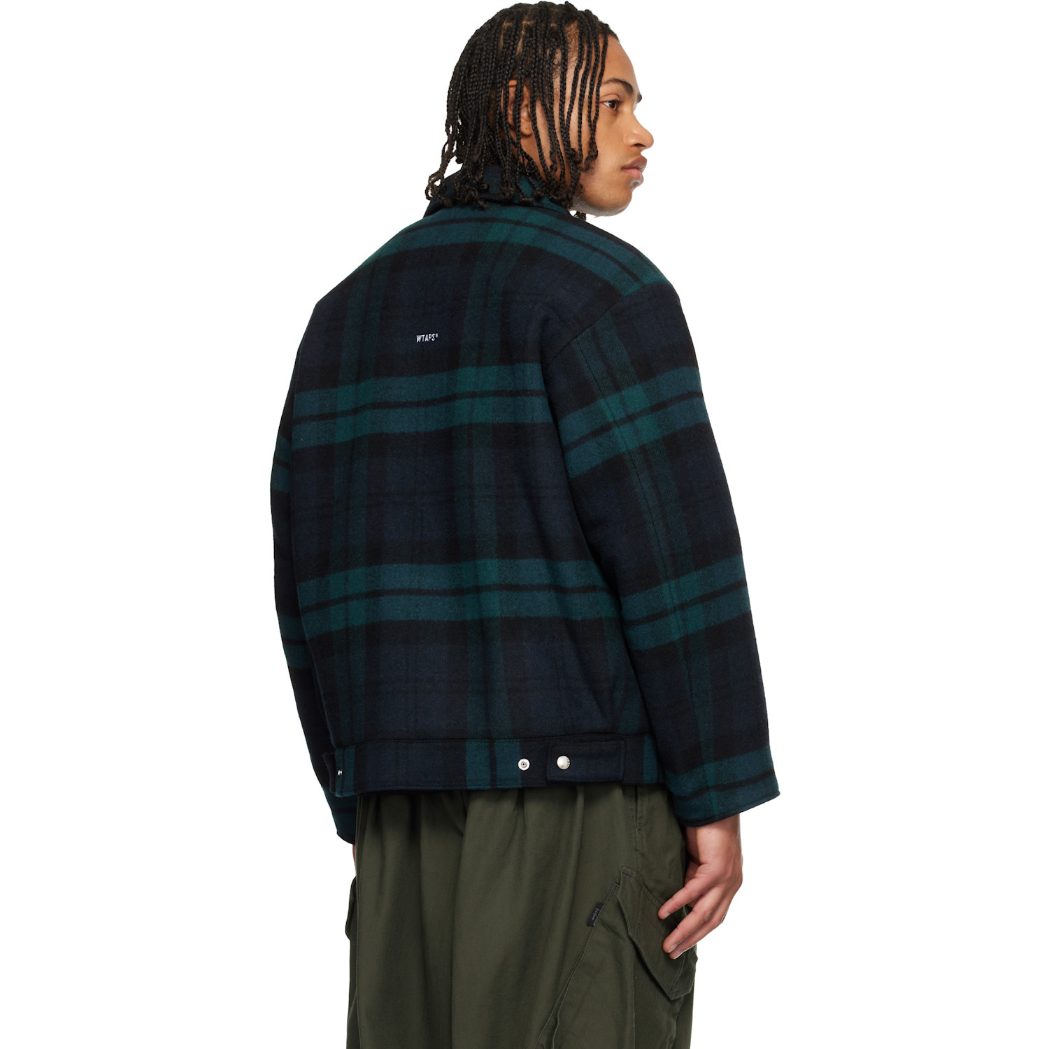  Wtaps Green & Blue Wrecker Jacket 