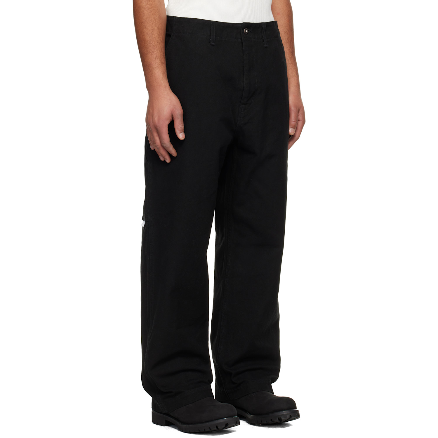  Wtaps Black Canvas Trousers 