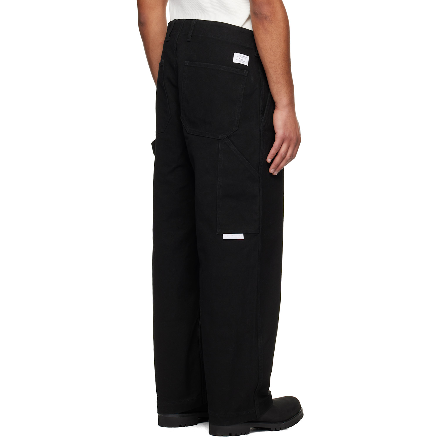  Wtaps Black Canvas Trousers 