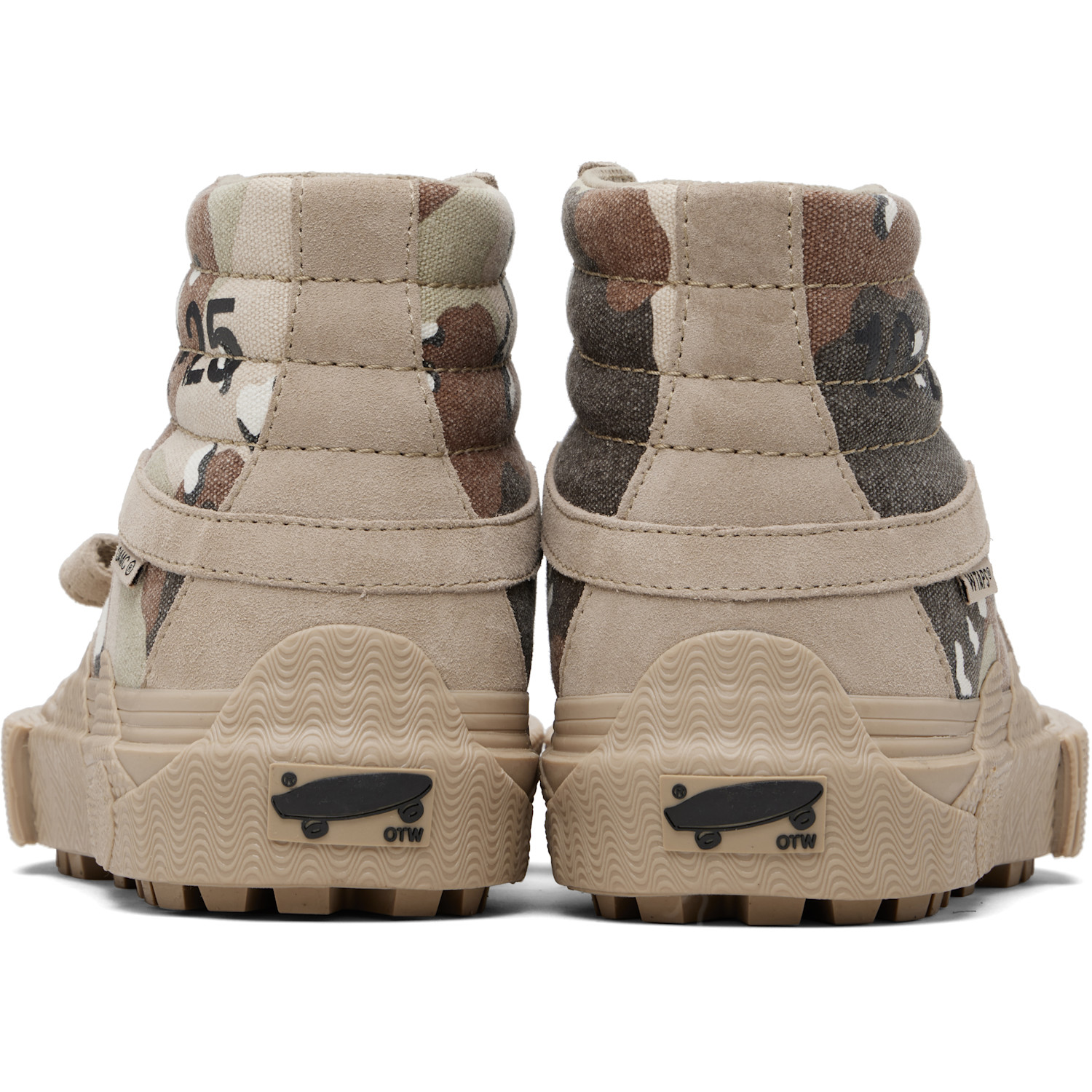  Wtaps Beige Vans & Oamc Edition Sk8-hi Gl Lug Sneakers 