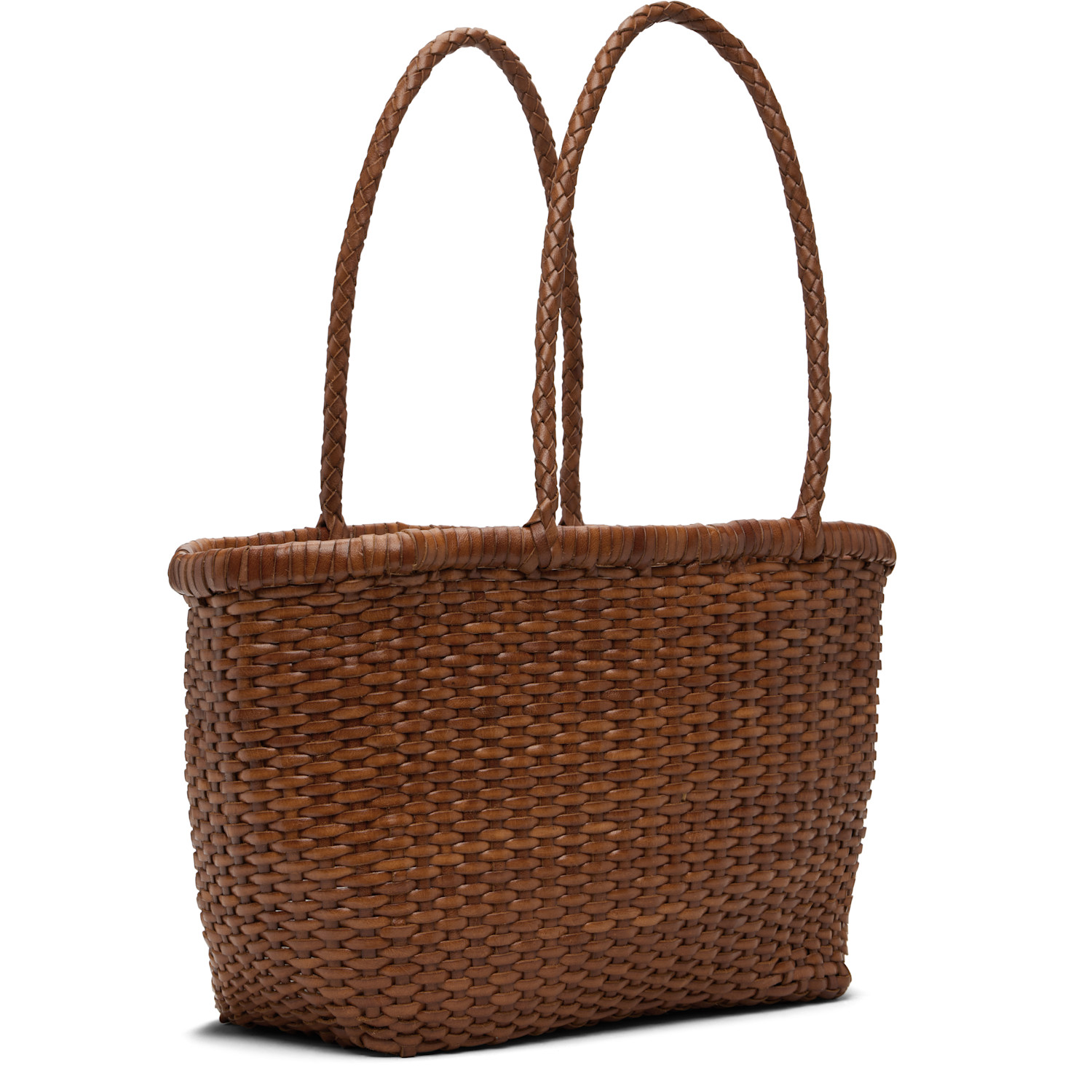  Dragon Diffusion Tan Basket Weave Small Tote 