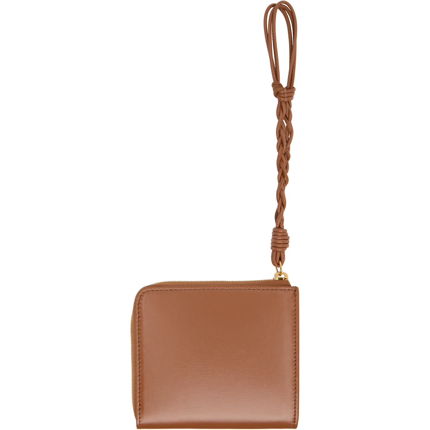  Jil Sander Brown Tangle Wallet 