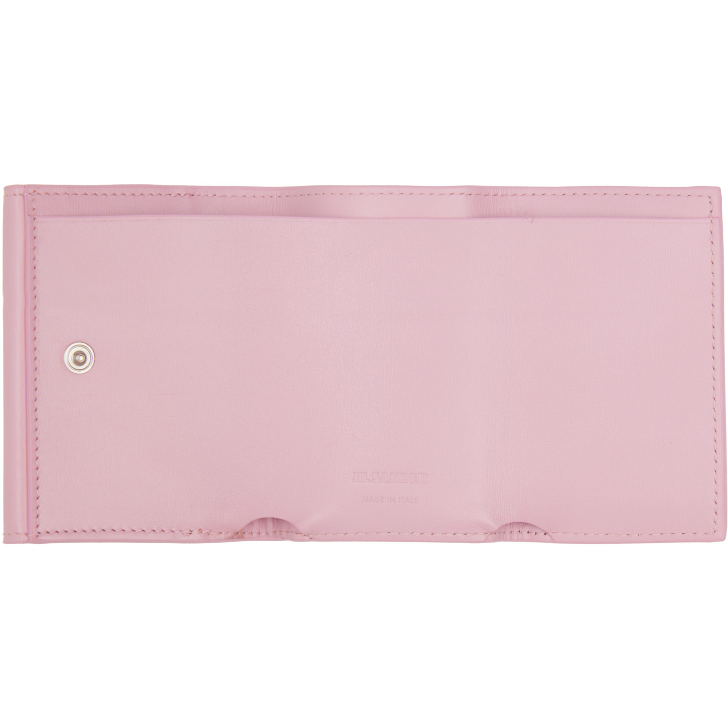  Jil Sander Pink Leather Baby Wallet 