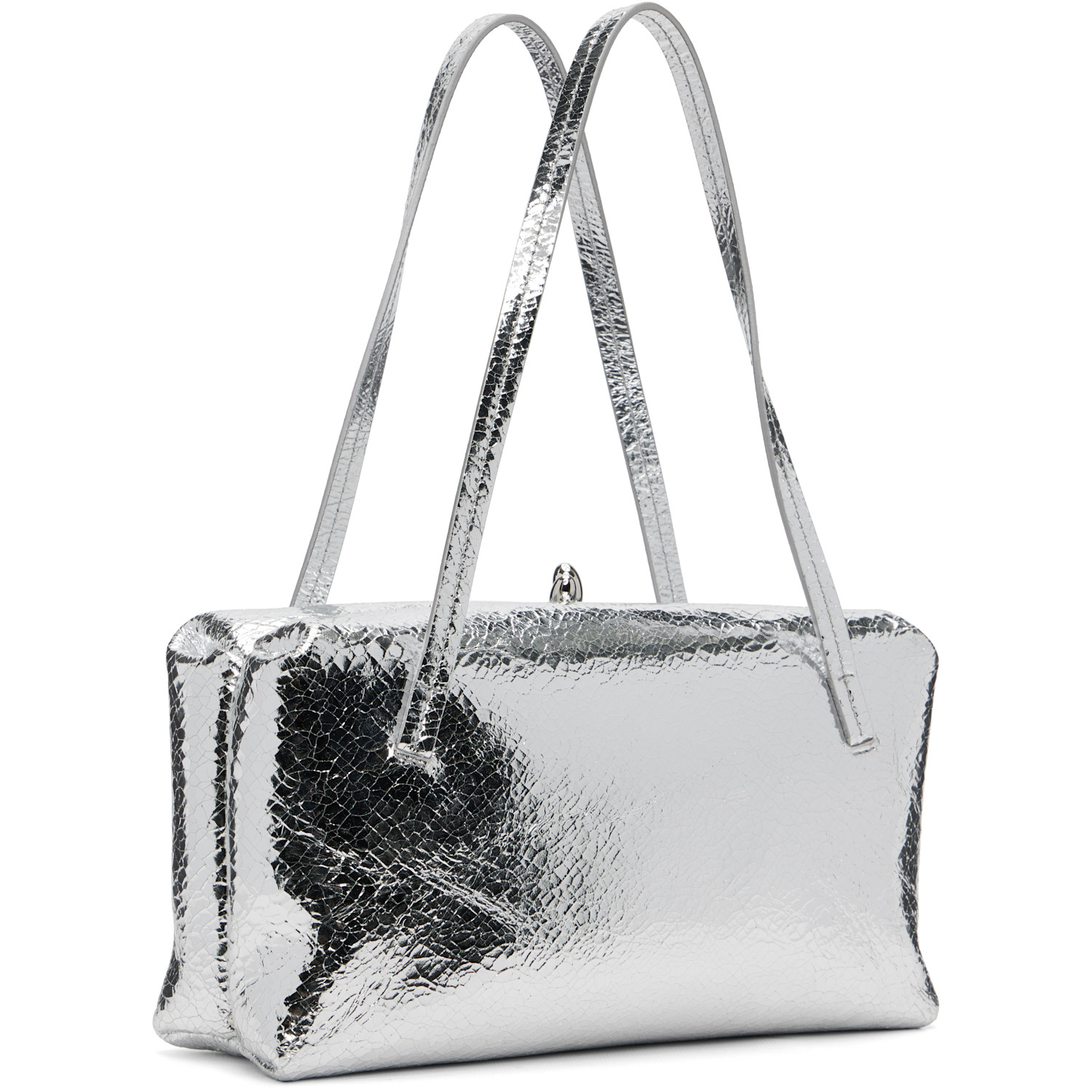  Jil Sander Silver Goji Pillow Small Bag 